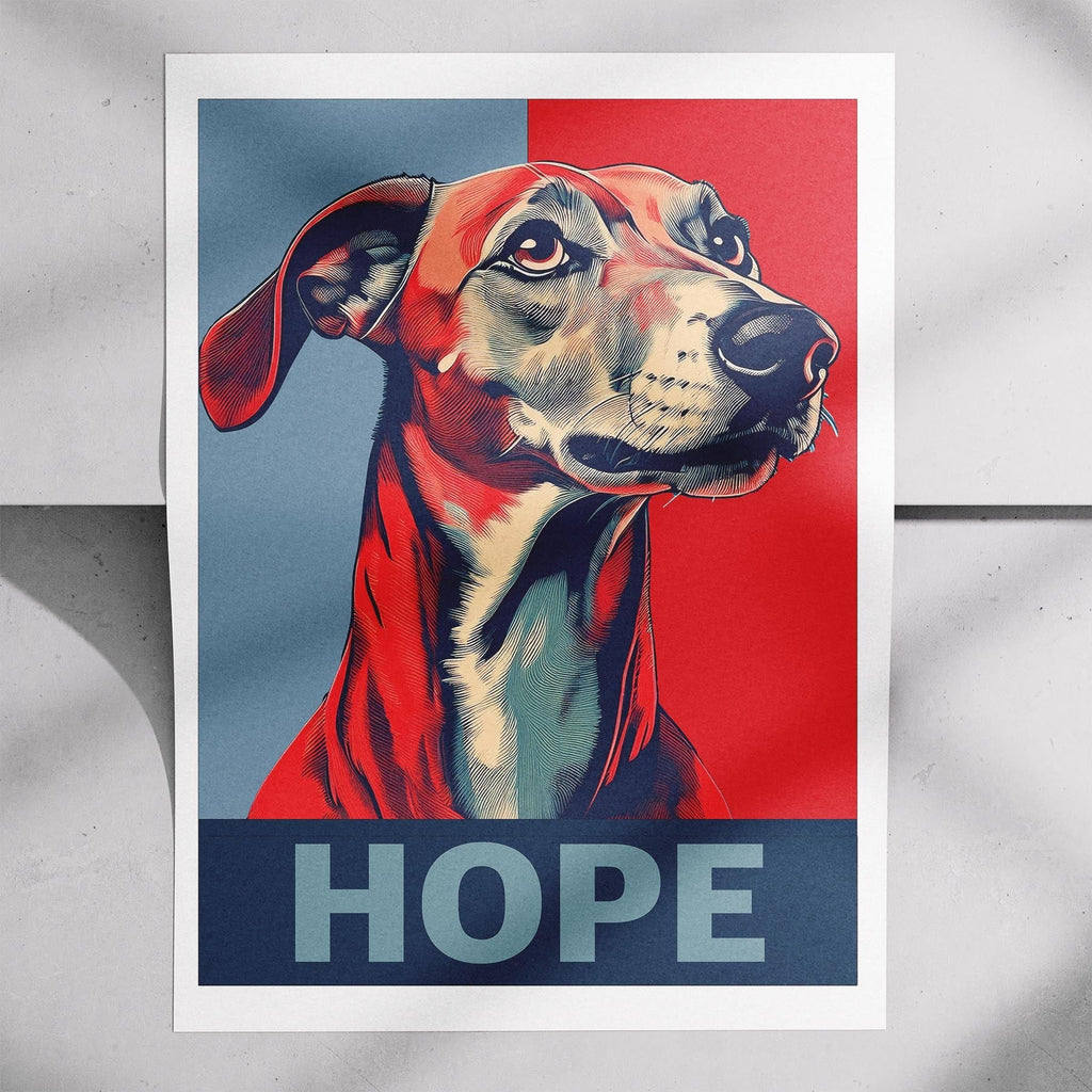 Greyhound HOPE Series Inspired by the Obama Poster image 7