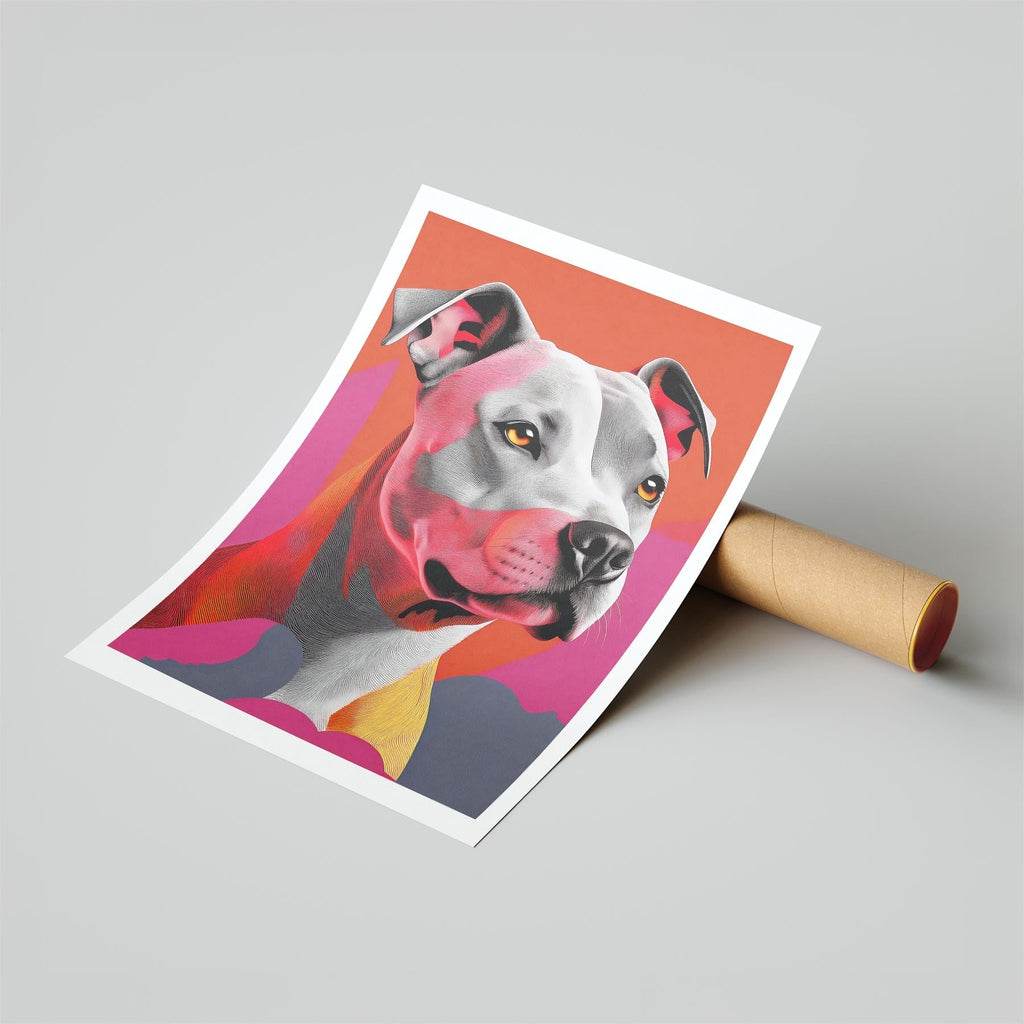 Staffordshire Bull Terrier Modern Pop Dog Series image 6