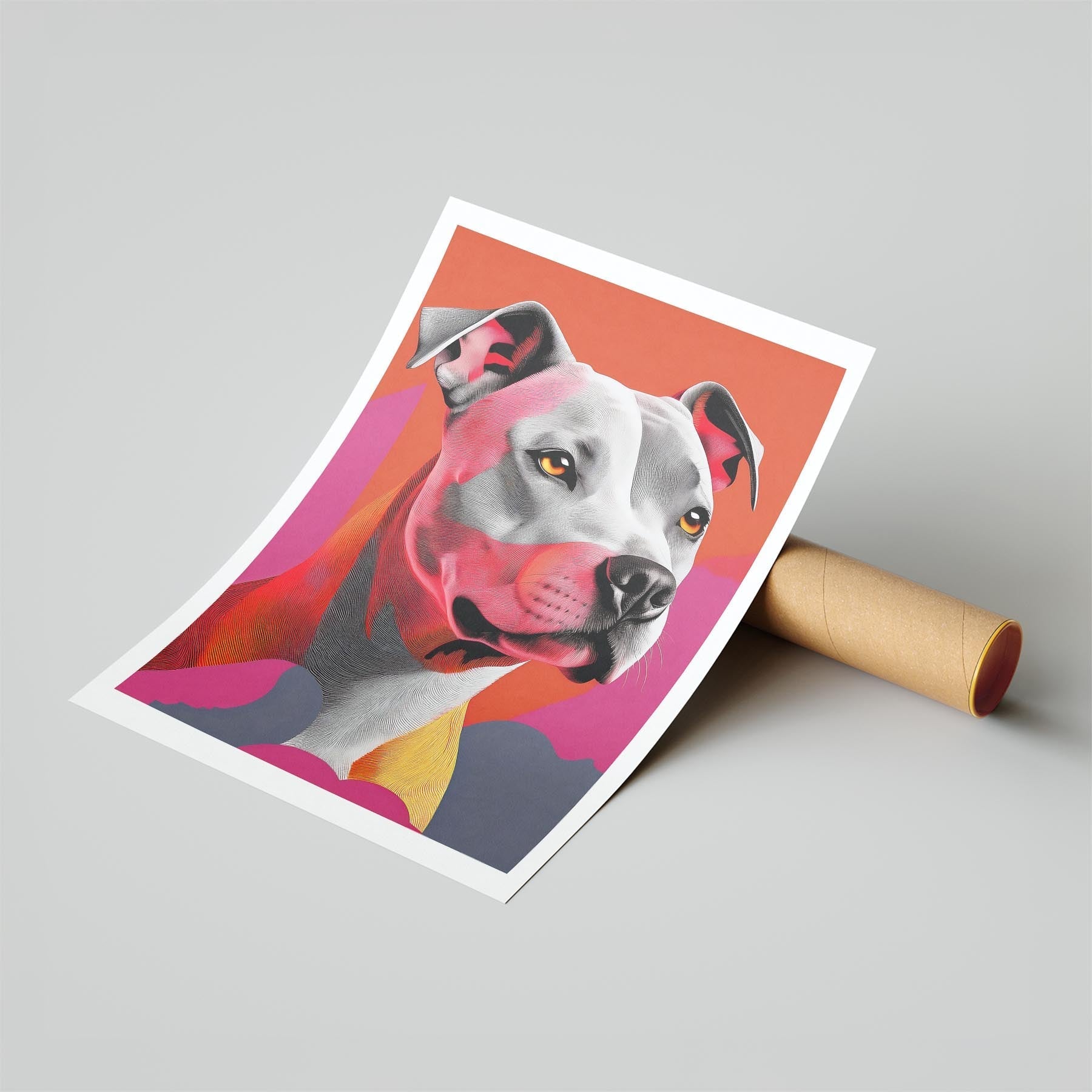 Staffordshire Bull Terrier Modern Pop Dog Series image 6