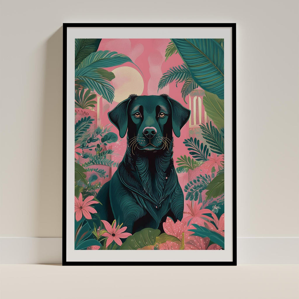 Labrador Retriever Flowery Dog image 11