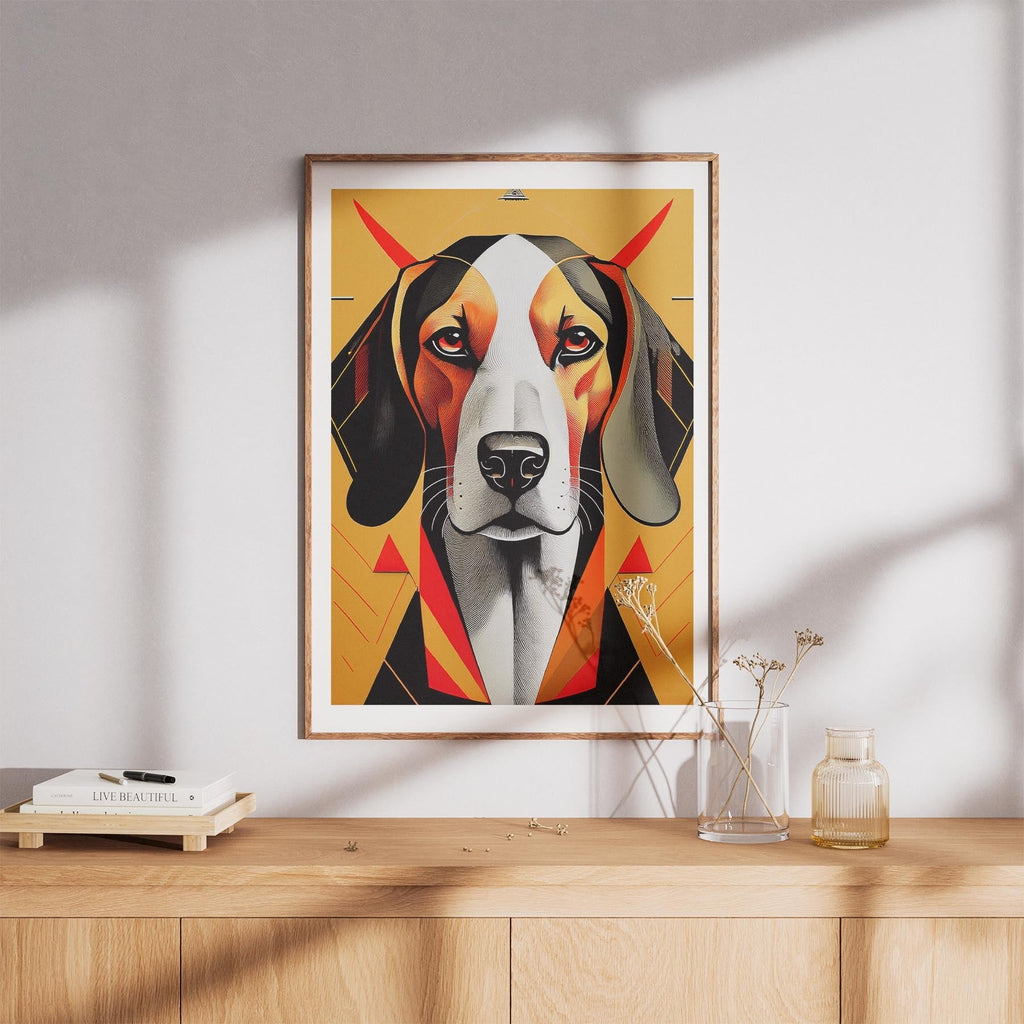 Bloodhound Geometric Orange Series image 8