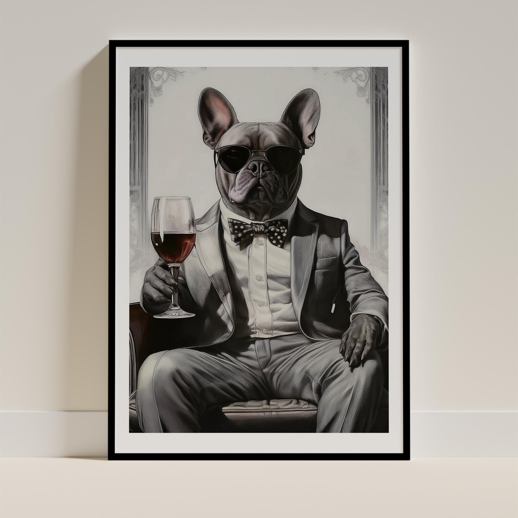 French Bulldog Dog Art Print Unframed Vol 1 | 11 Unique Designs | Wall Art Gift for Dog Lovers - Image 6 | Dogsy & Co