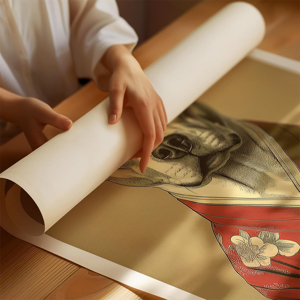 American Staffordshire Terrier Japanse Kimono Dog Series image 1