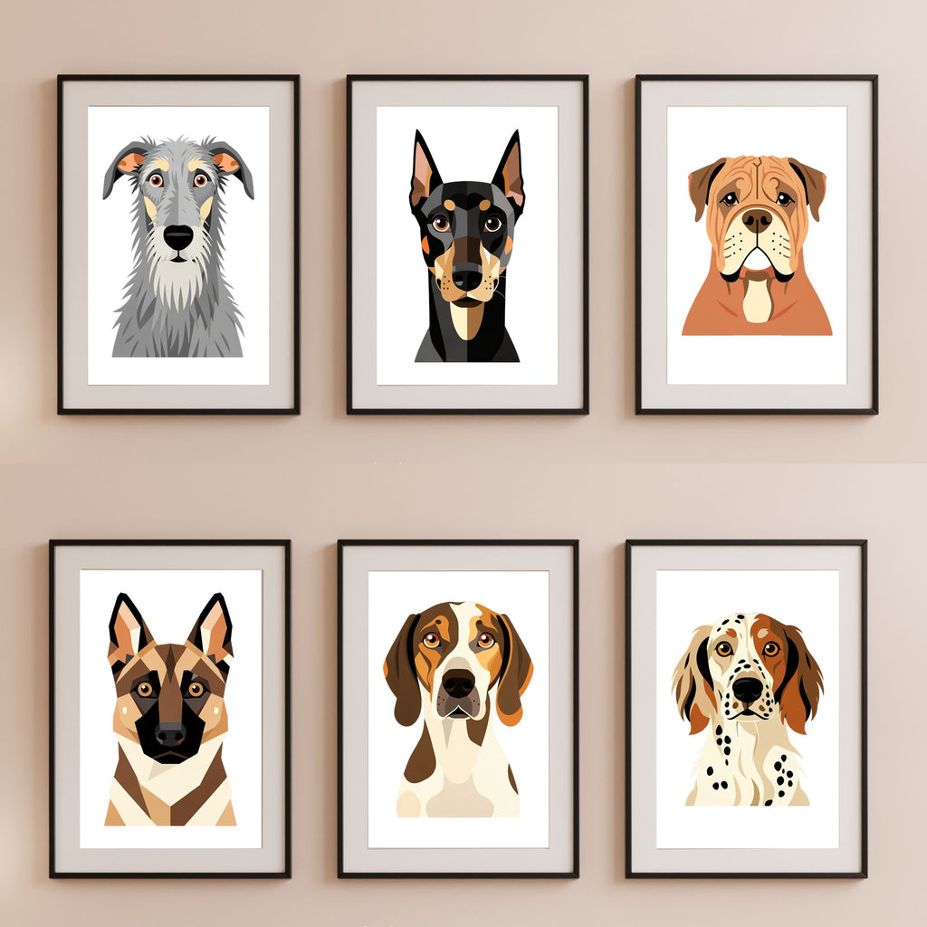 Bold Block Art Print - Framed Nursery Mockup