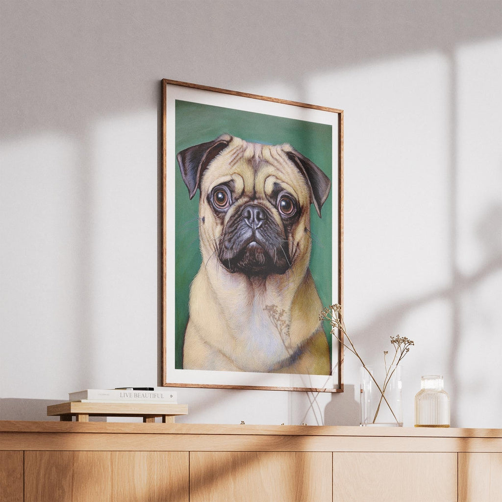 Pug Green Painted Series image 5