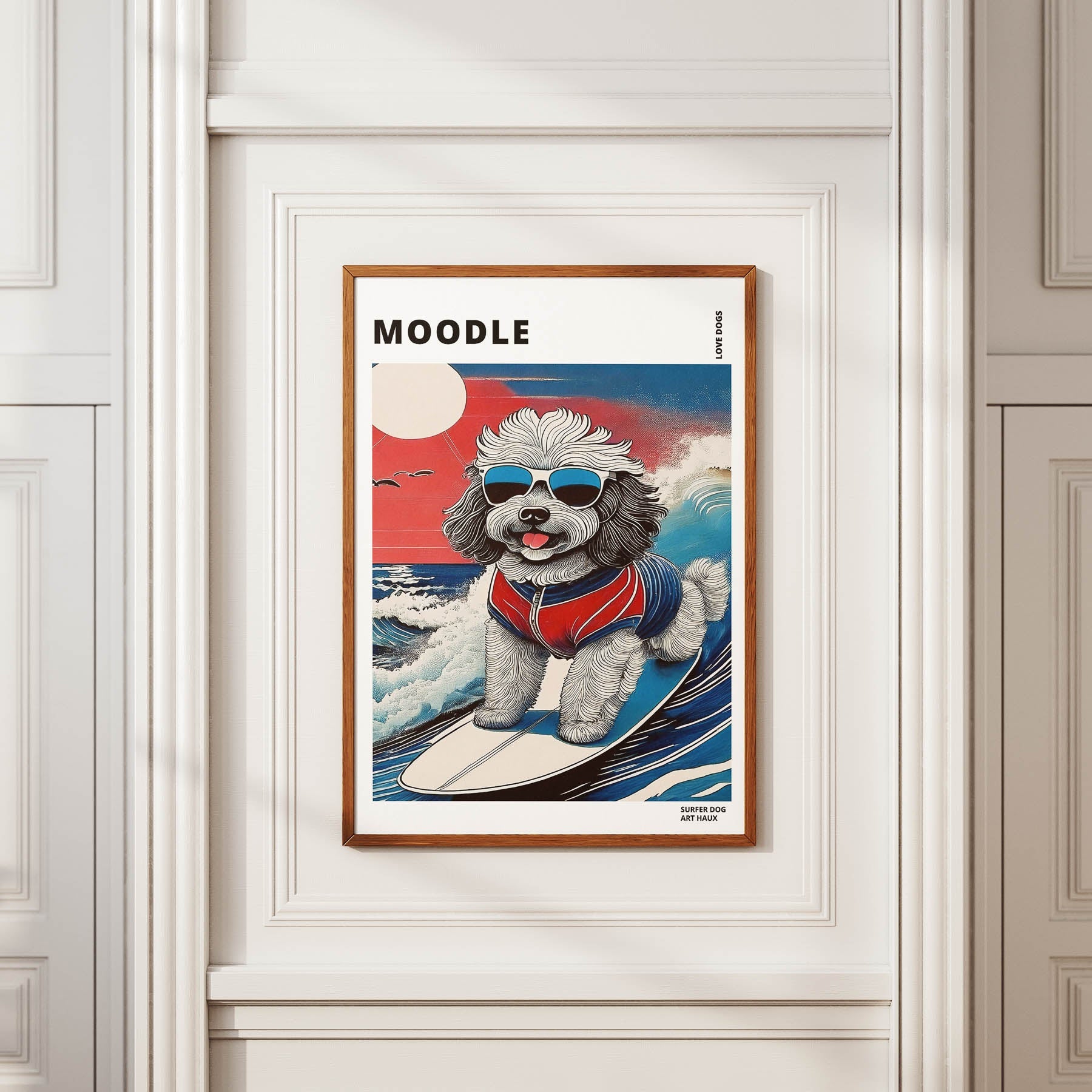 Miniature Schnauzer Hokosai Surfer Dogs 3 image 2