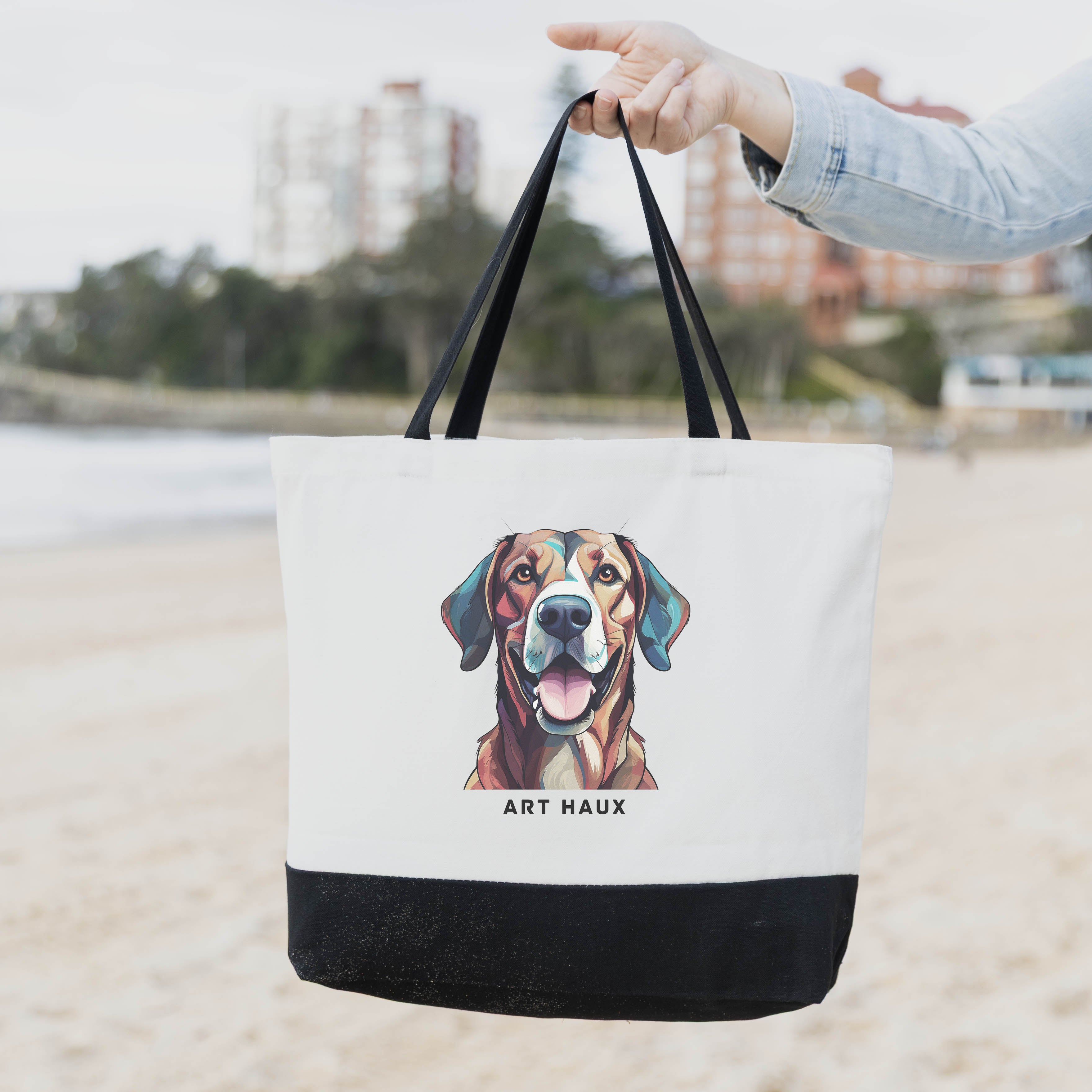 Rhoedesian Ridgeback Chic Graphic Art Bag image 1