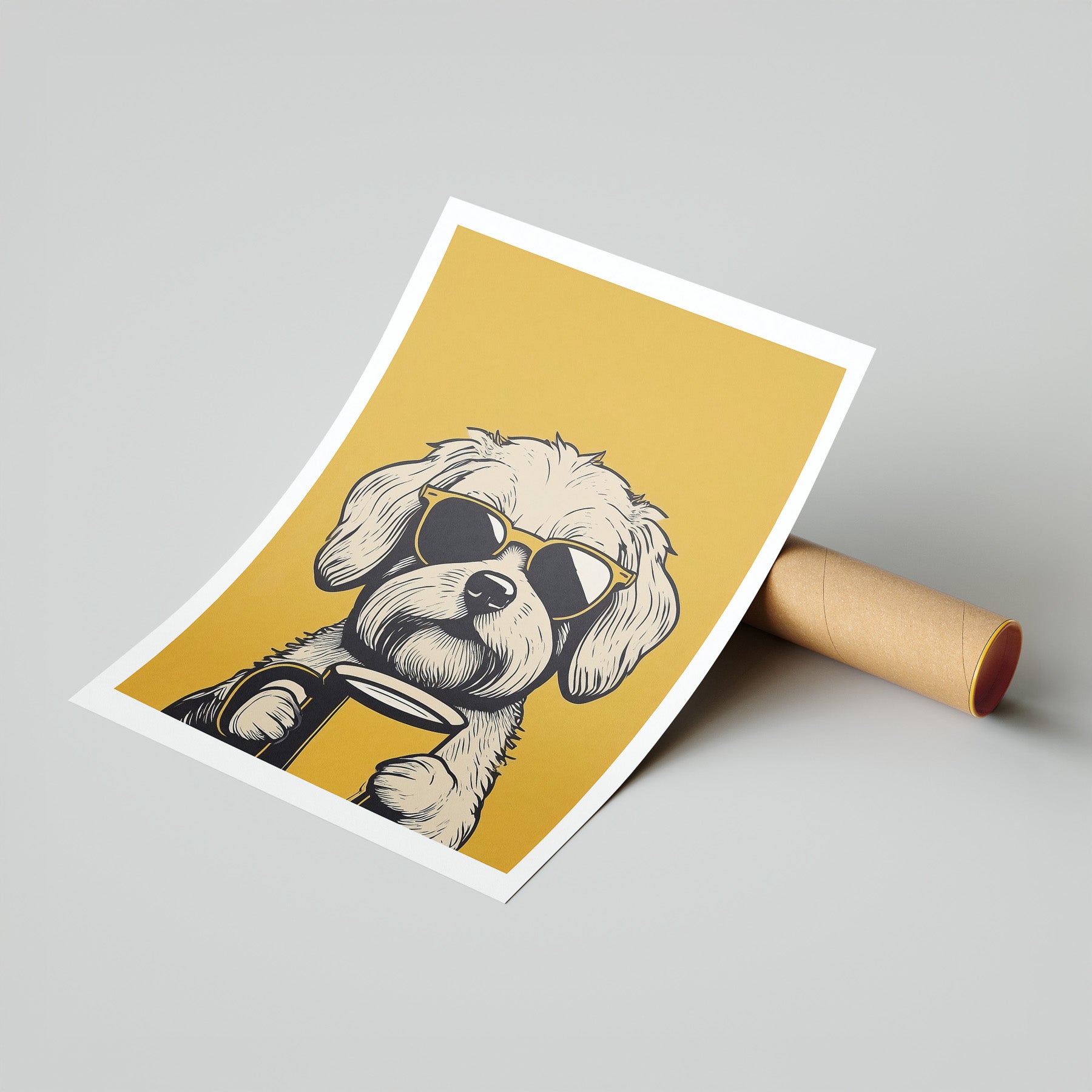 Maltese Chillin Coffee Dog image 7