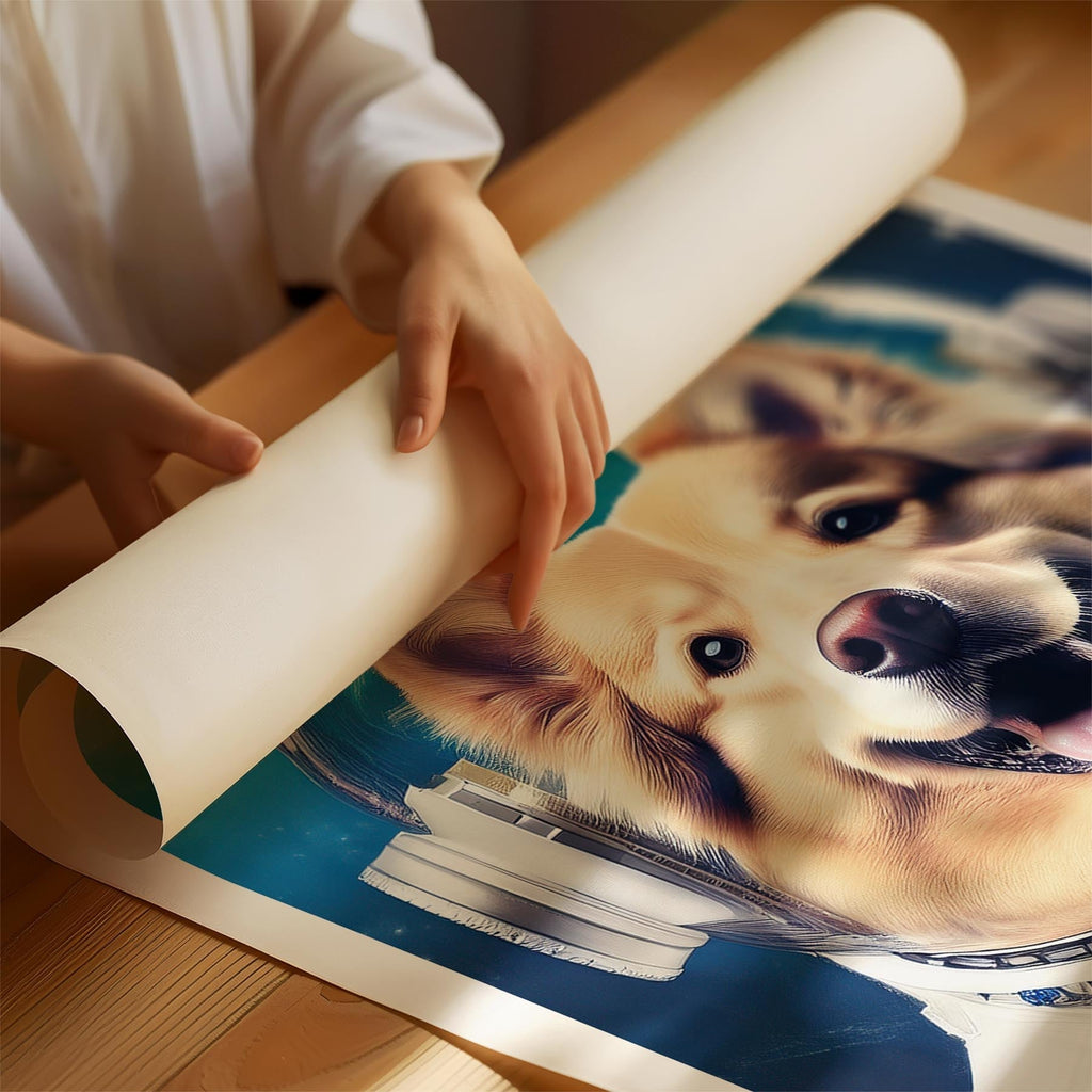 Samoyed Astronaut Dog Series image 1