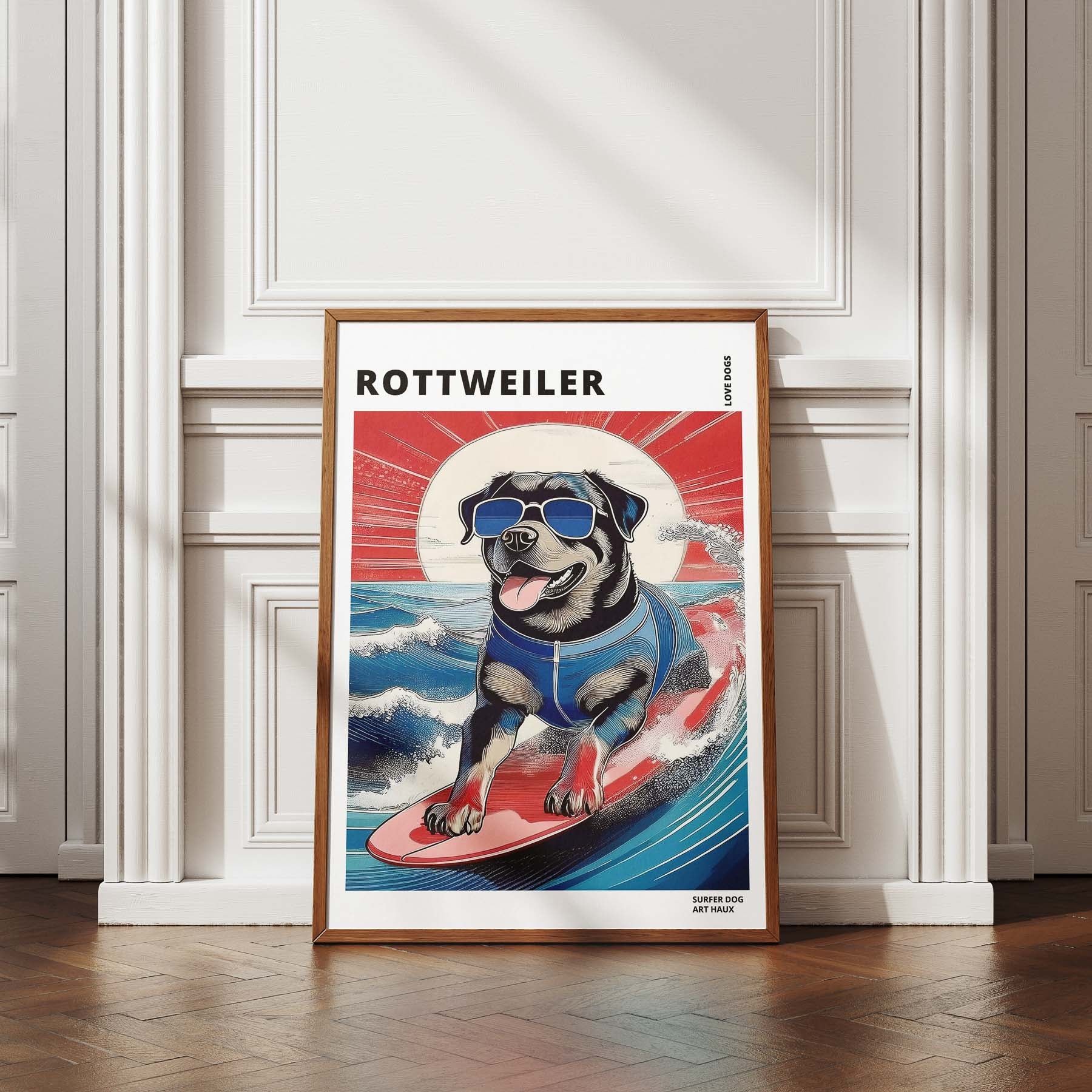 Rottweiler Hokosai Surfer Dogs 1 image 4