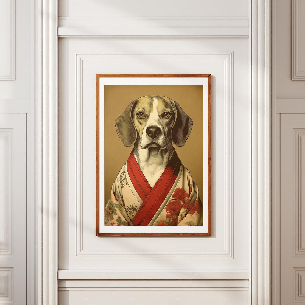 Beagle Japanse Kimono Dog Series image 3
