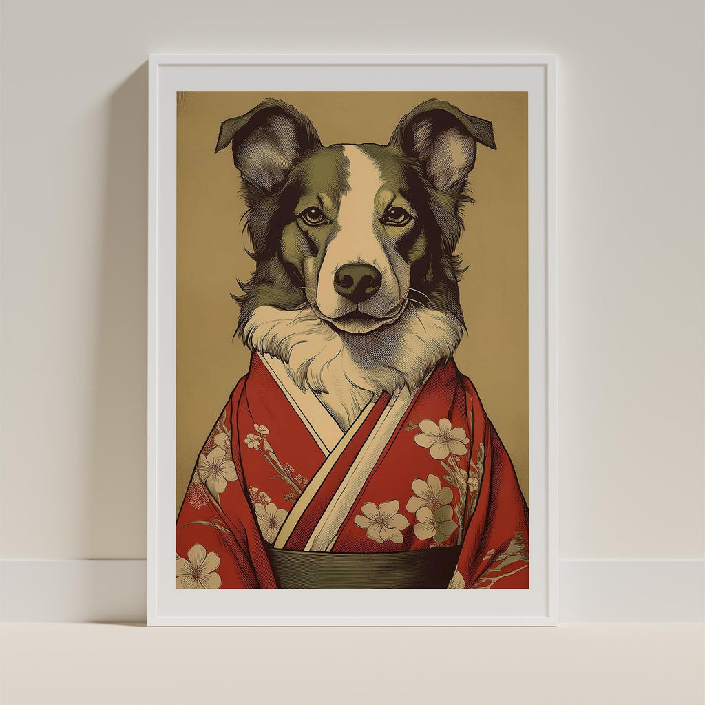 Border Collie Japanse Kimono Dog Series image 9
