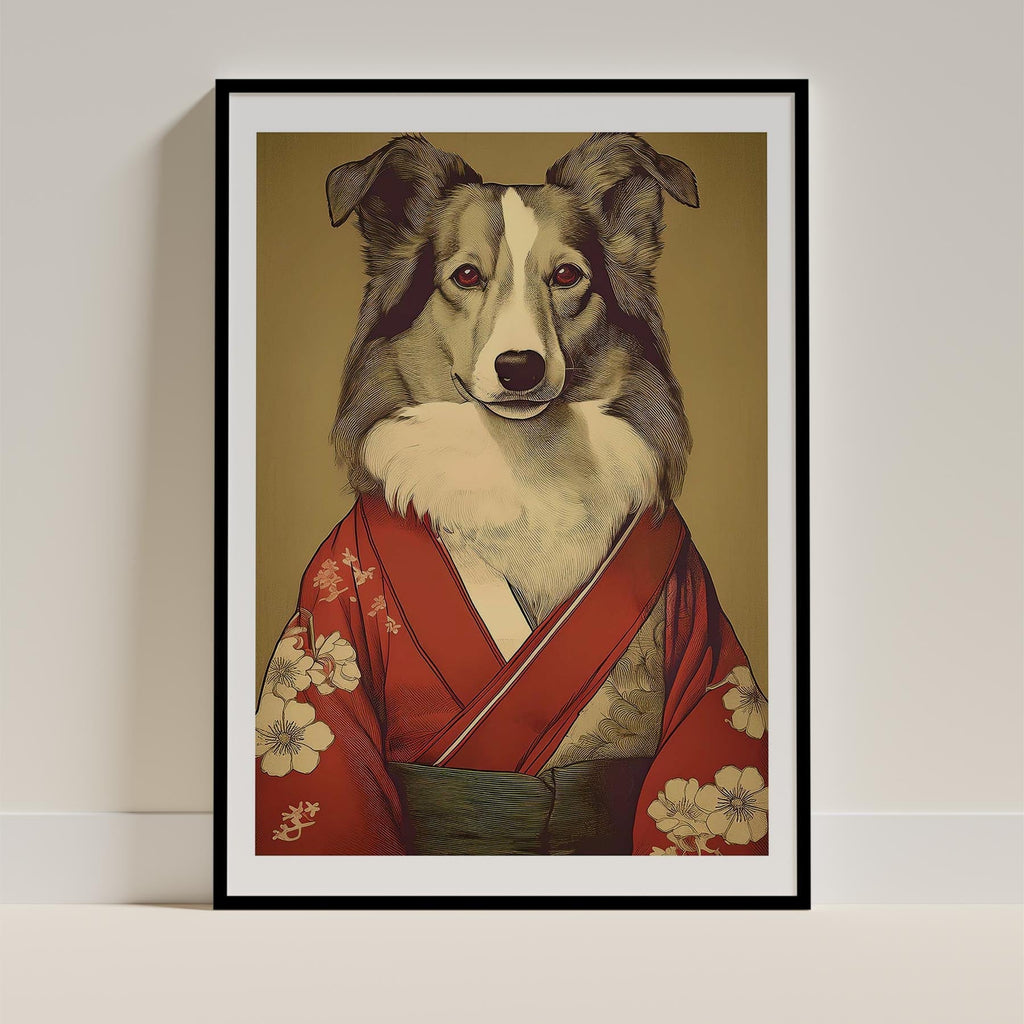 Shetland Sheepdog Japanse Kimono Dog Series image 0