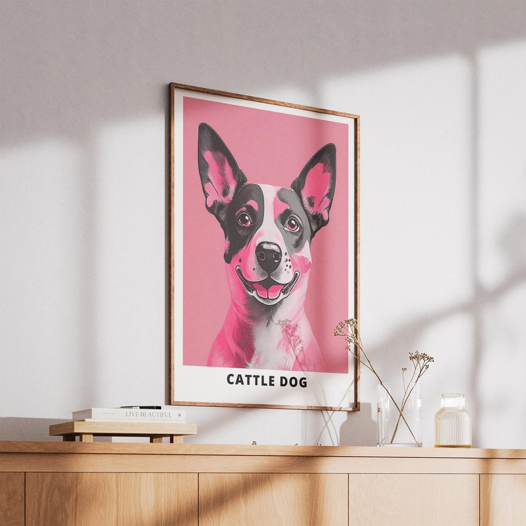 Cattle Dog Pink and Black Dog Series 1 image 5