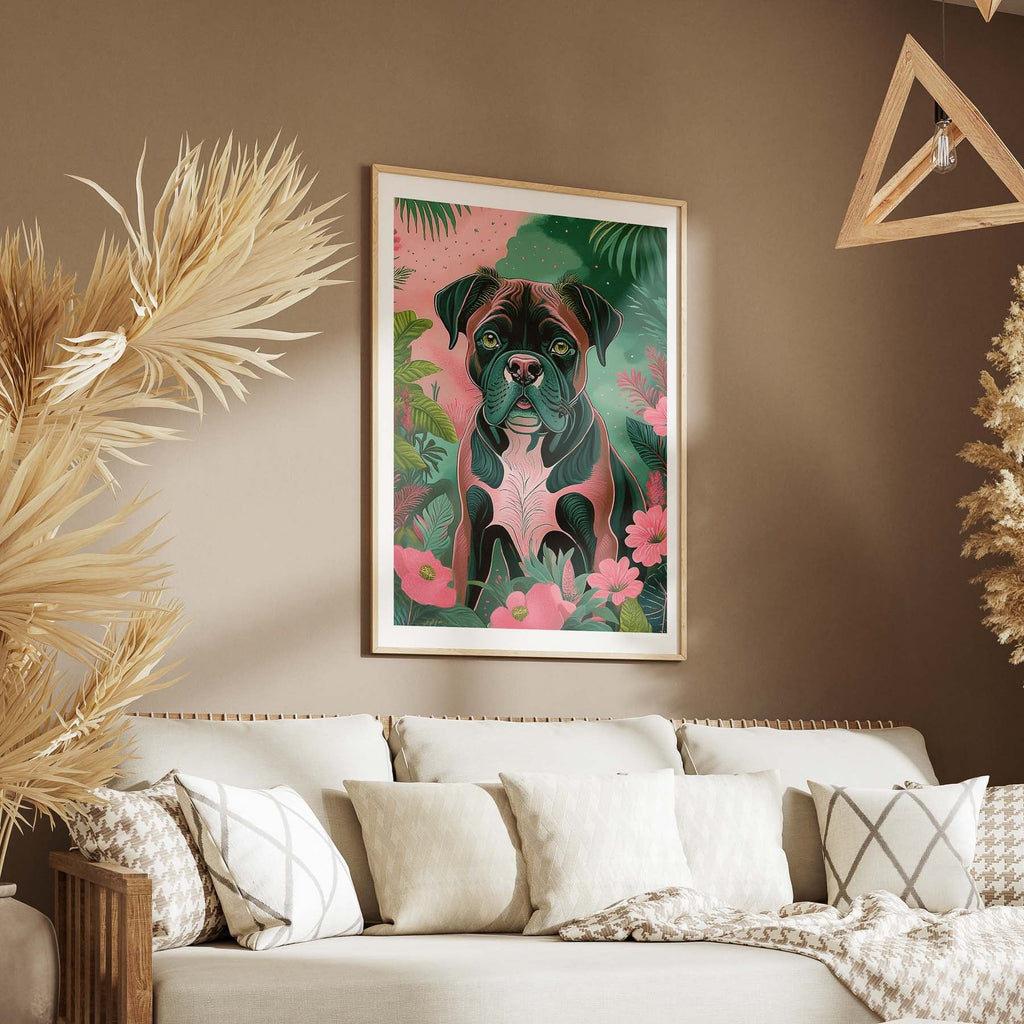 Boxer Flowery Dog image 5