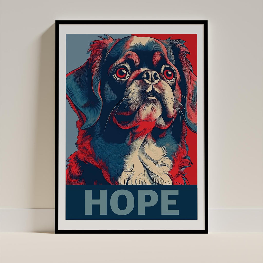 Pekingese HOPE Series Inspired by the Obama Poster image 0