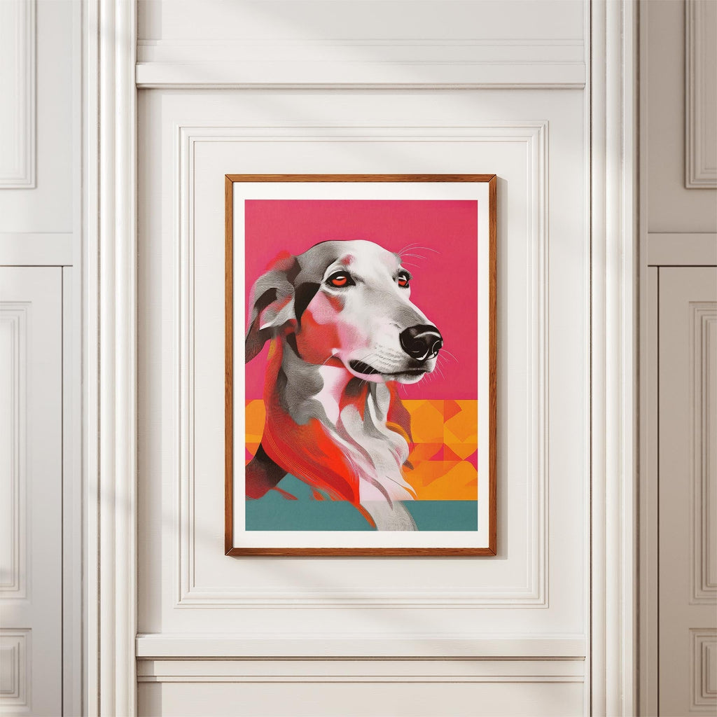 Borzoi Modern Pop Dog Series image 3