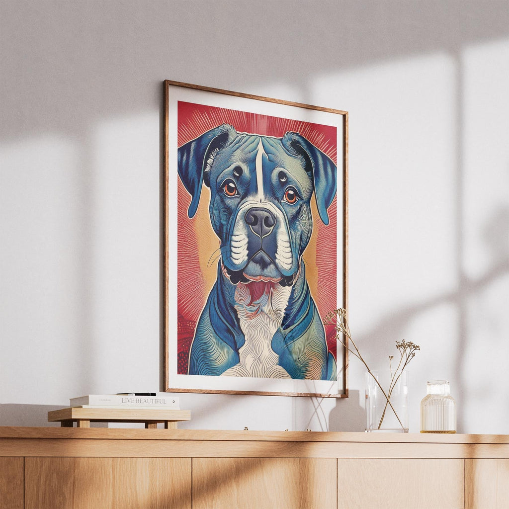 Boxer Hokusai Japanese Inspired Dog Series image 5