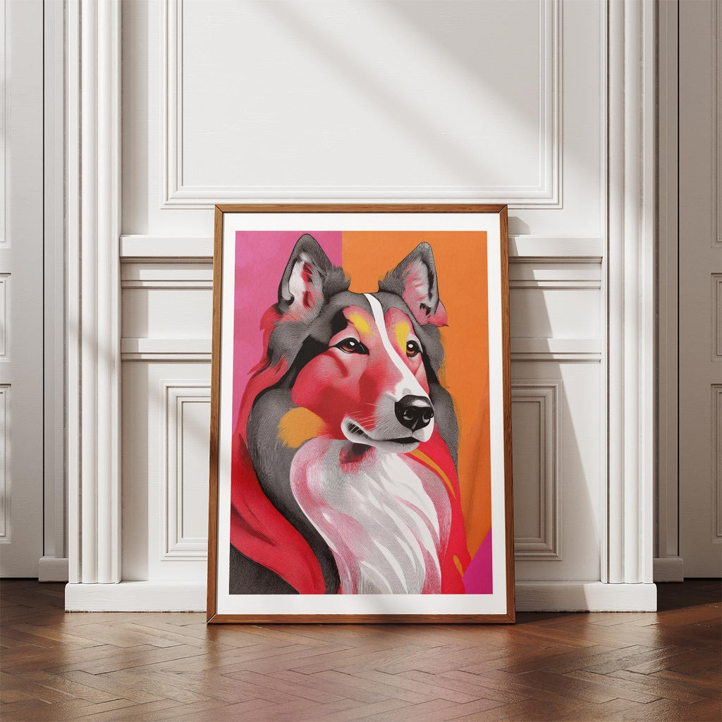 Rough Smooth Collie Modern Pop Dog Series image 4