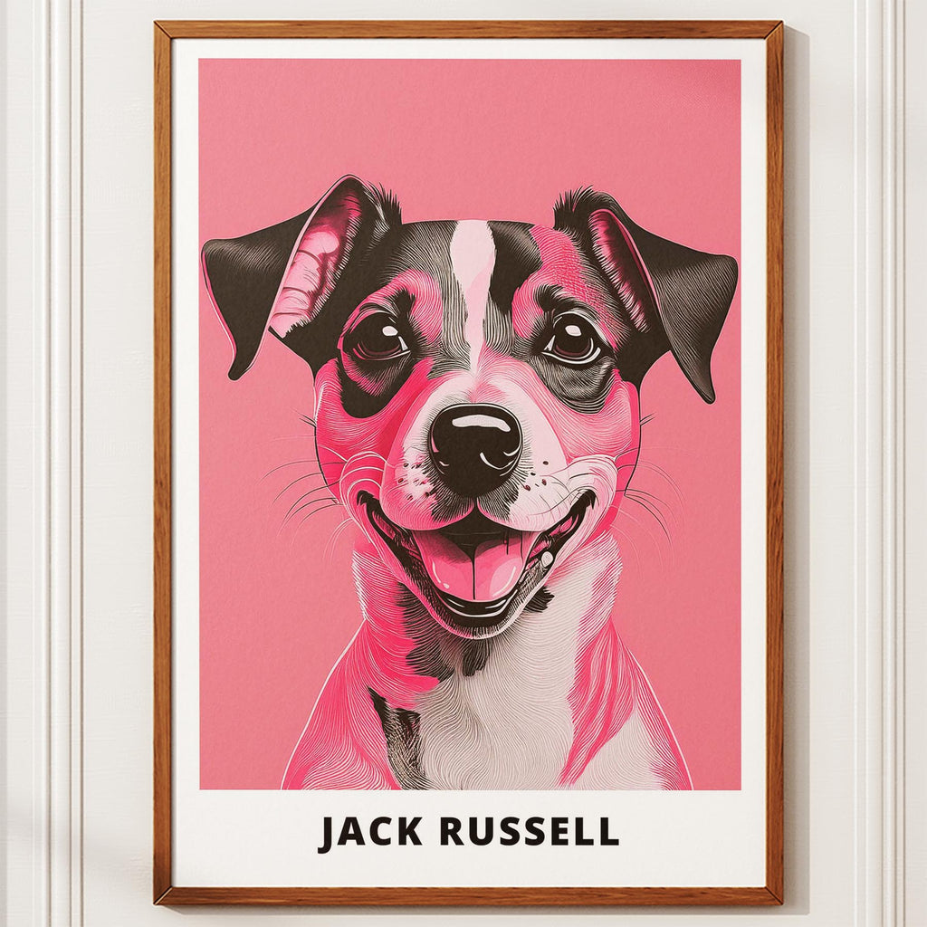 Jack Russell Pink and Black Dog Series 1 image 10