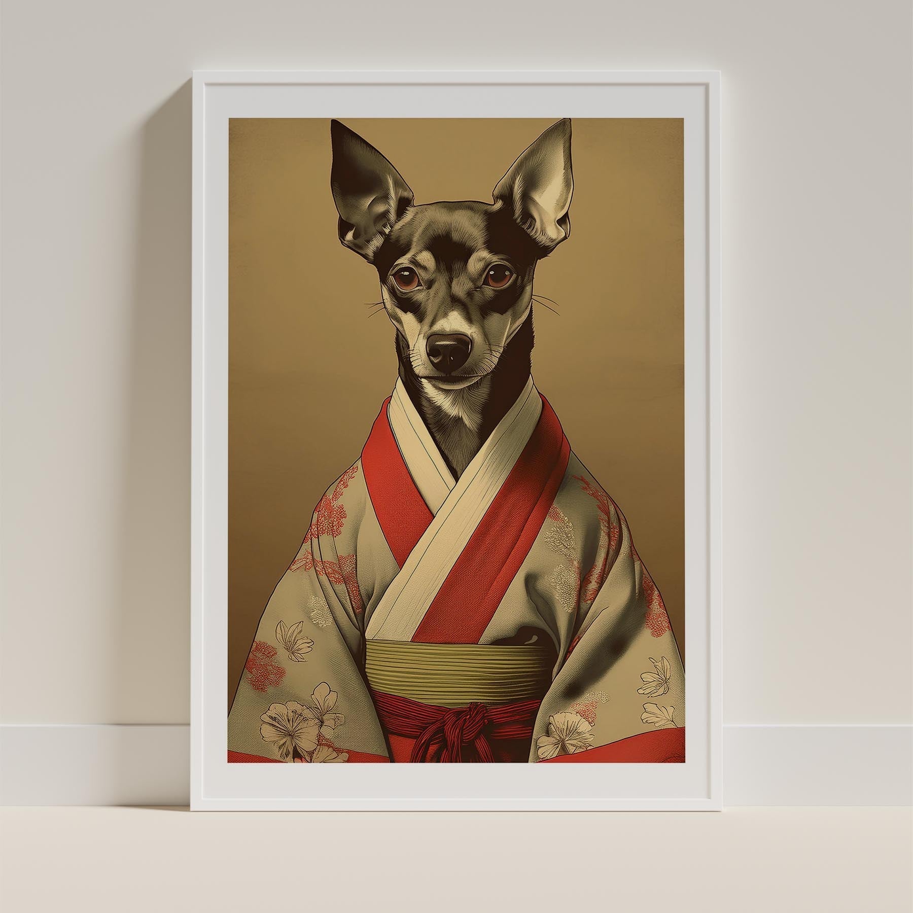 Miniature Pinscher Japanse Kimono Dog Series image 9