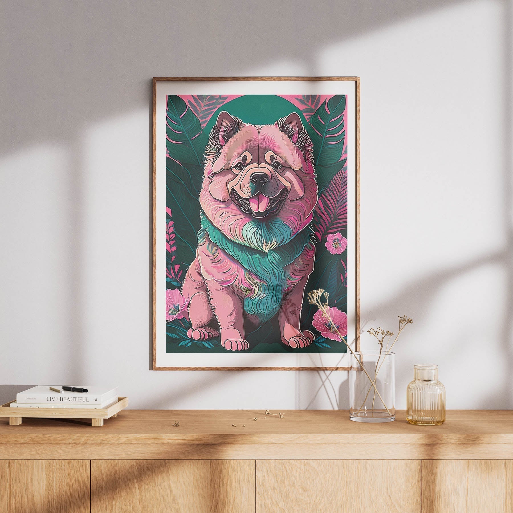 Chow Chow Flowery Dog image 8