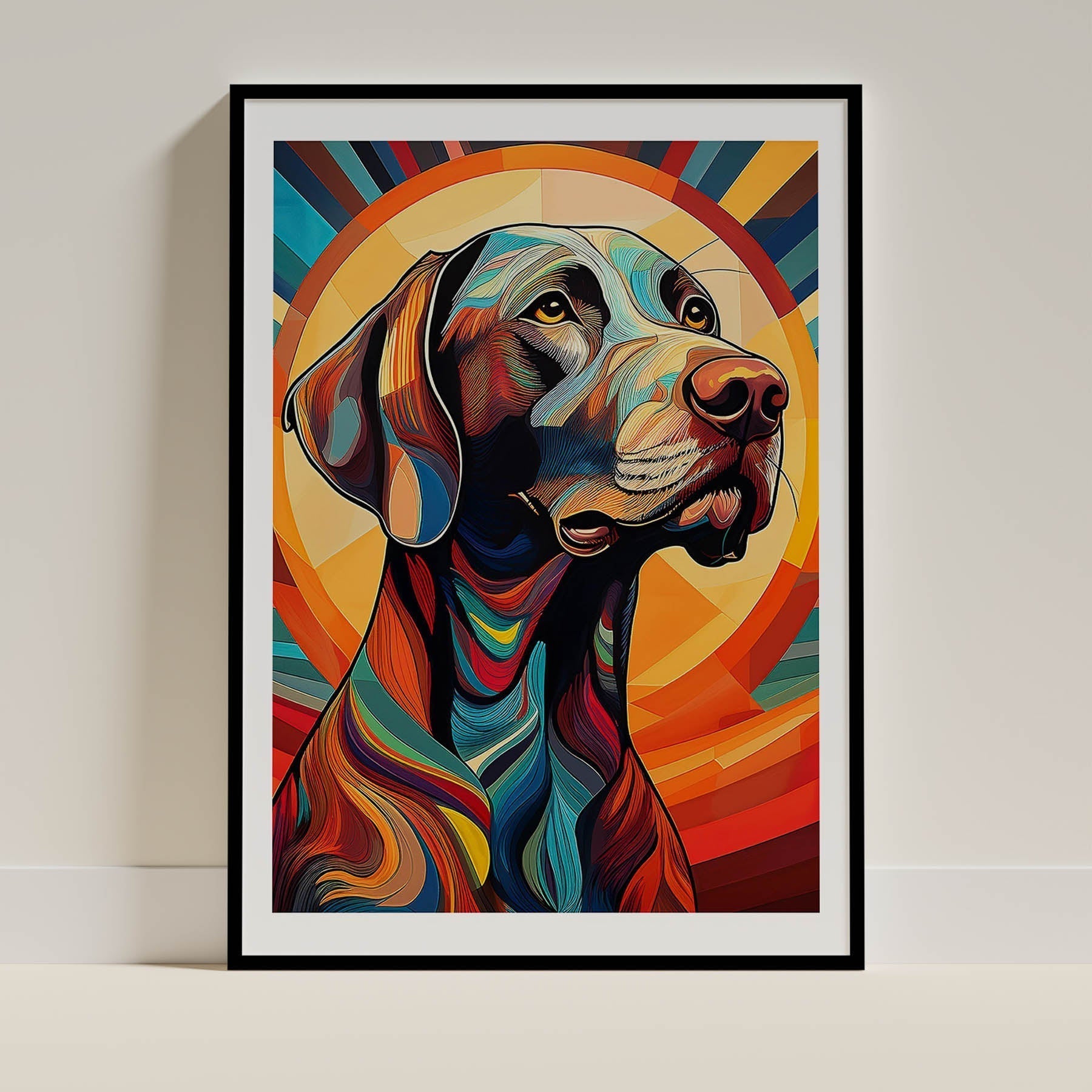 German Shorthaired Pointer Dog Art Print Unframed Vol 2 | 6 Unique Designs | Wall Art Gift for Dog Lovers - Image 6 | Dogs...