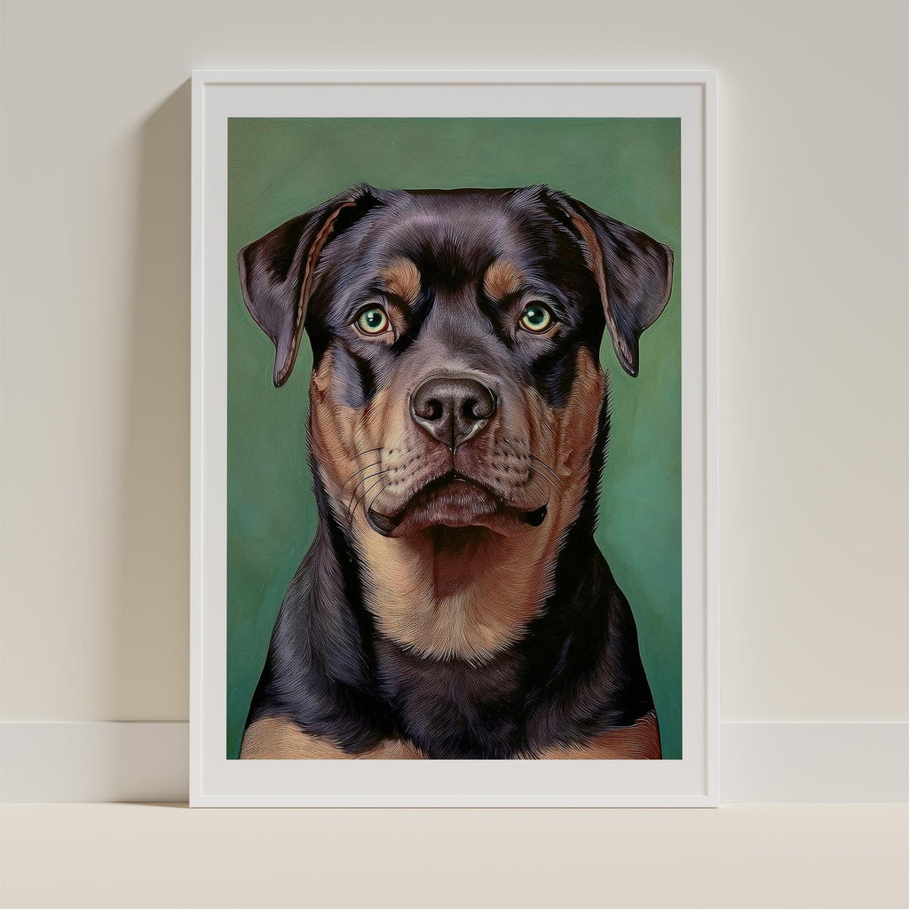 Rottweiler Green Painted Series image 9