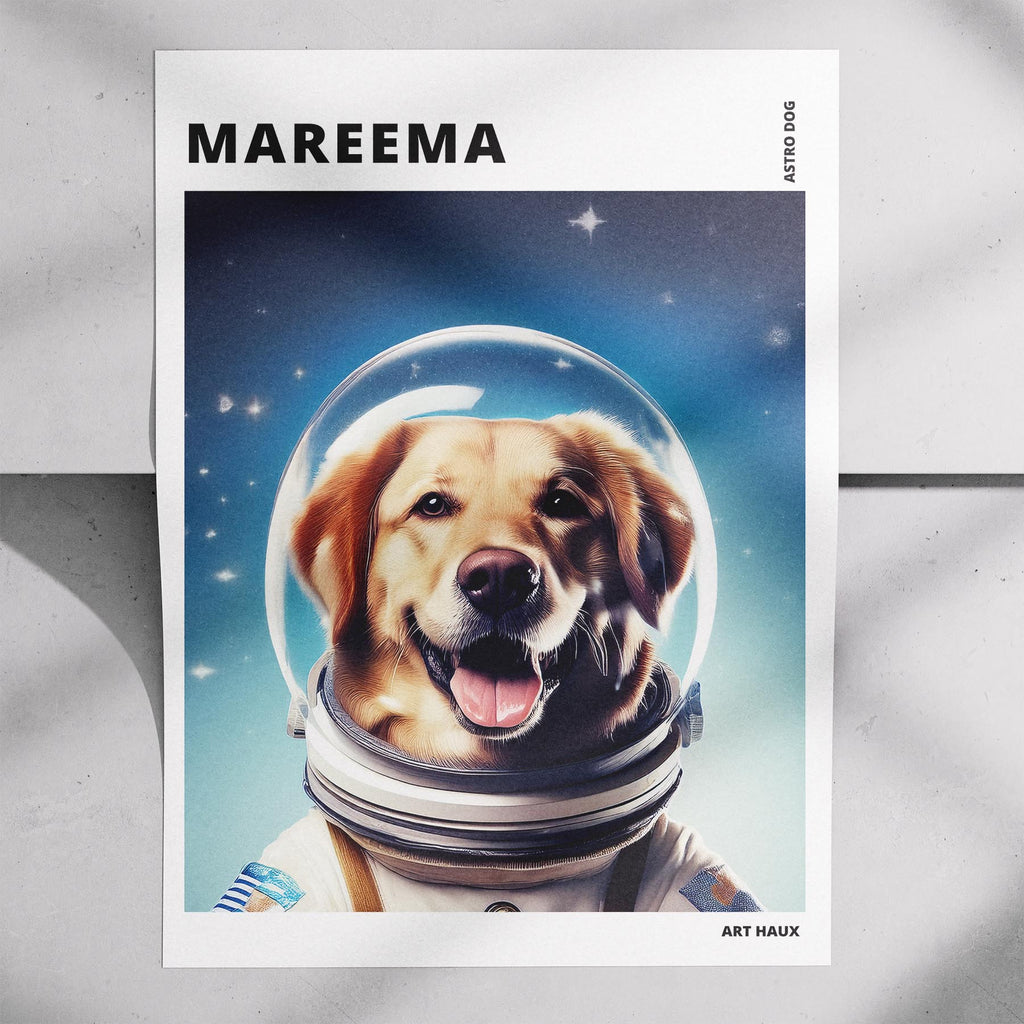 Maremma Astronaut Dog Series with Text Astro Dog image 7