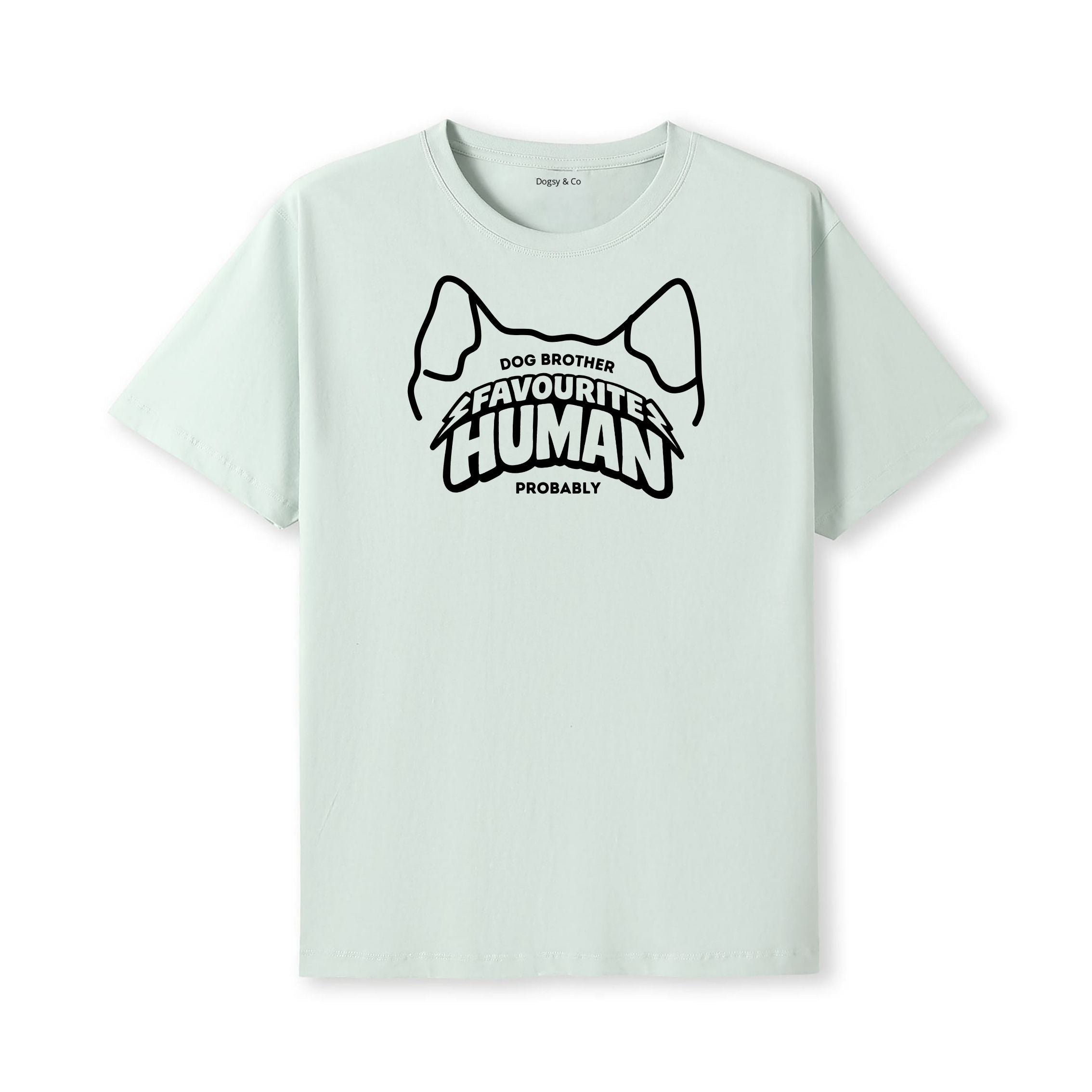 Favourite human (probably) Dog Brother T-Shirt - alternate view