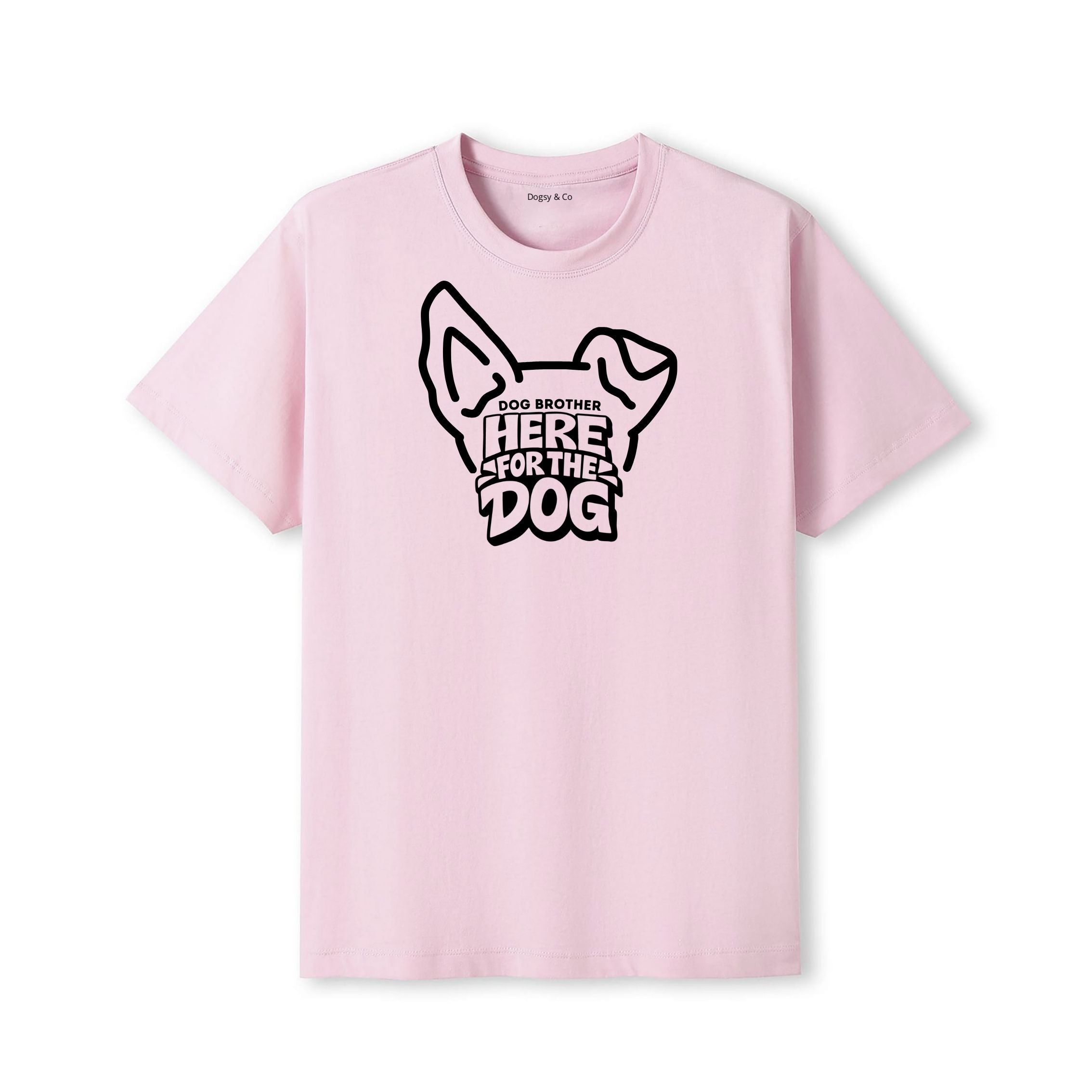 Here for the dog Dog Brother T-Shirt - detail view