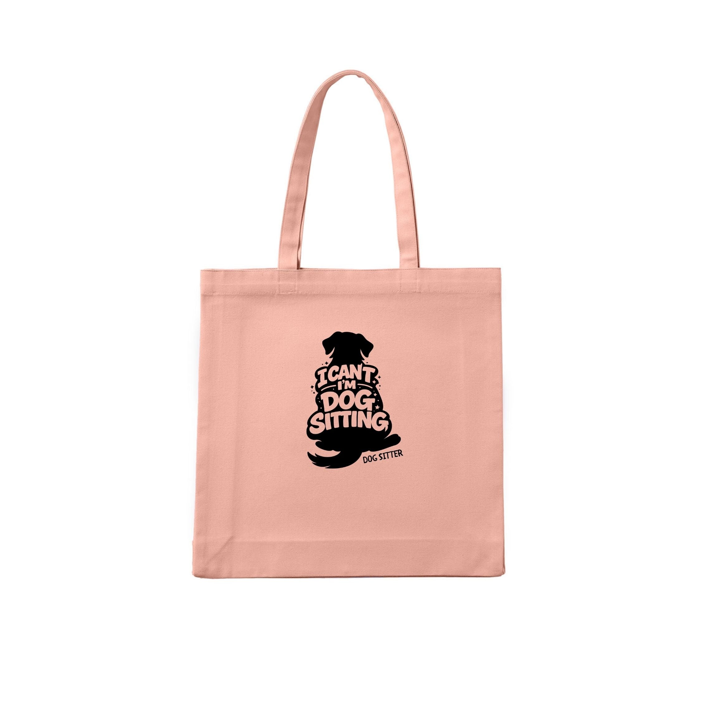 I Can't - I'm Dog Sitting Tote Bag - detail view