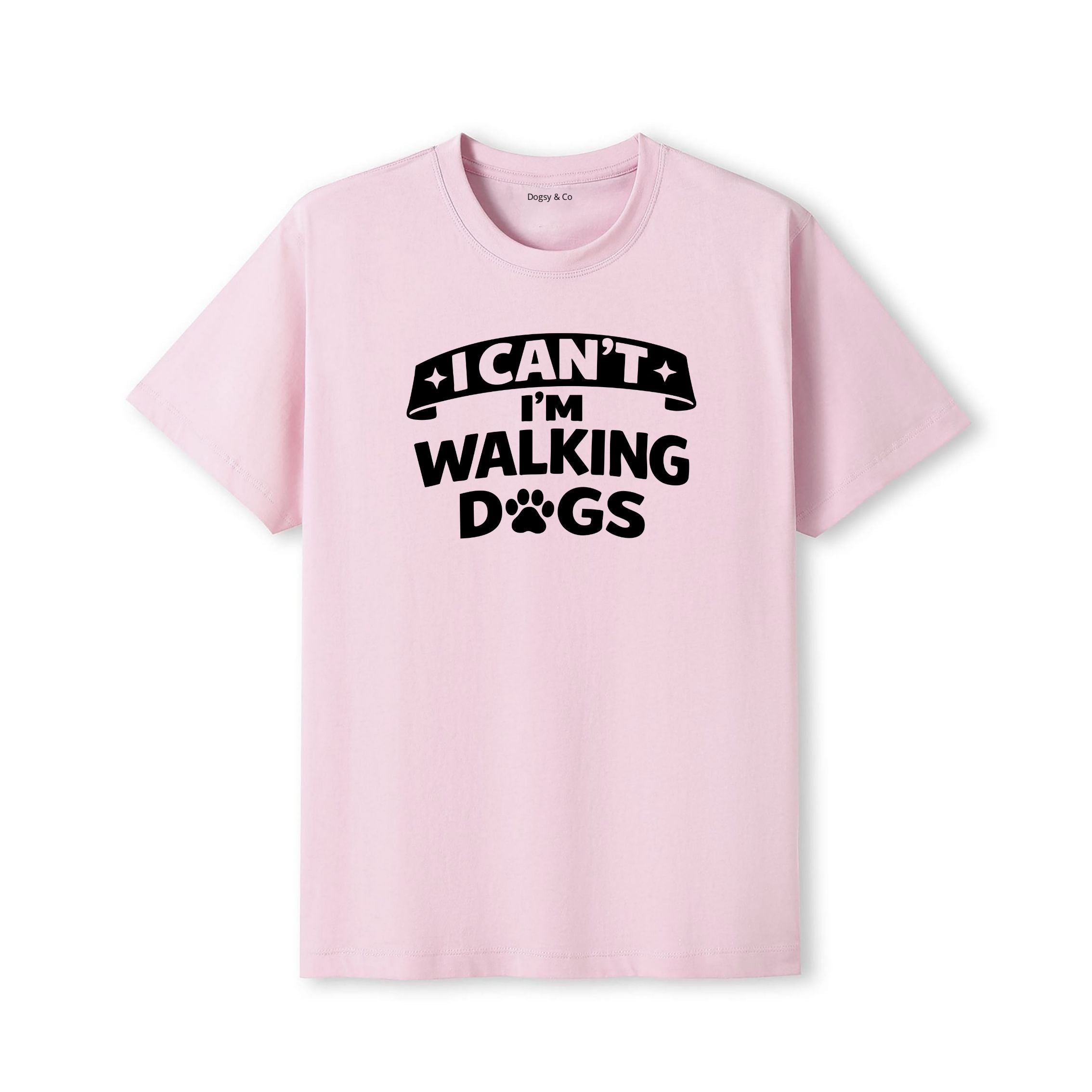 I Can't - I'm Walking Dogs T-Shirt - detail view