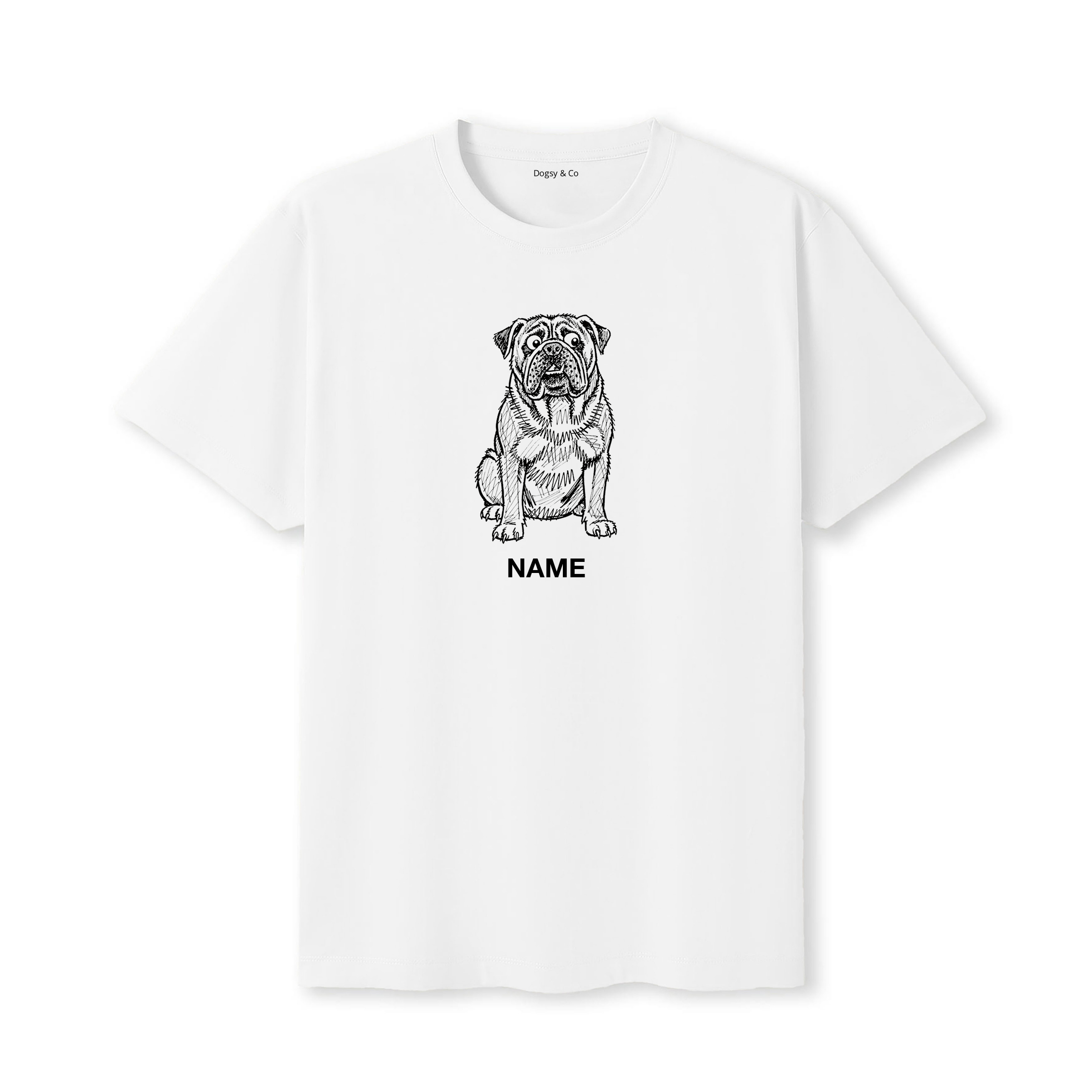 Dogue de Bordeaux Scraggy Dog Custom - White