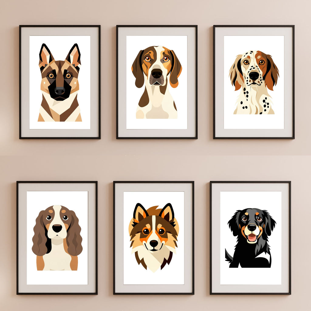Bold Block Art Print - Framed Nursery Mockup
