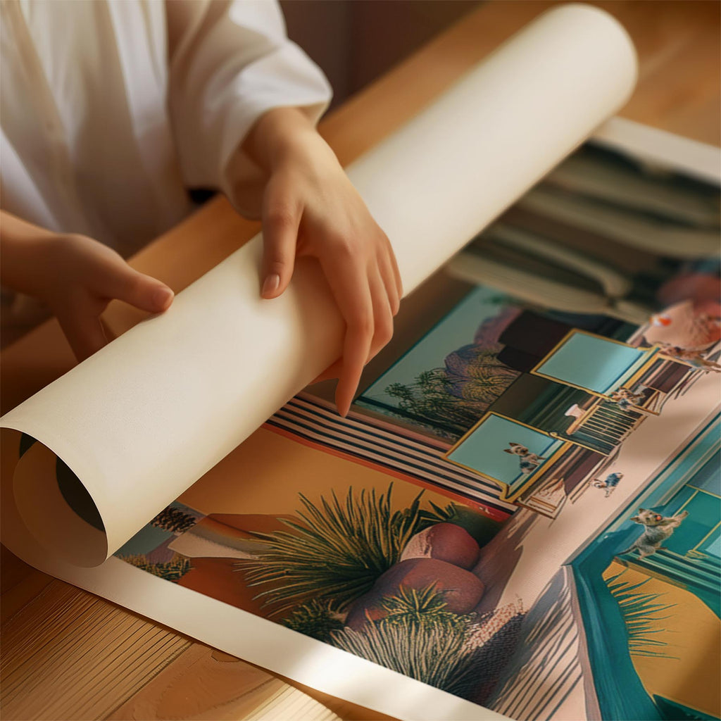 Australian Terrier Custom Pool Party WITH TEXT image 1