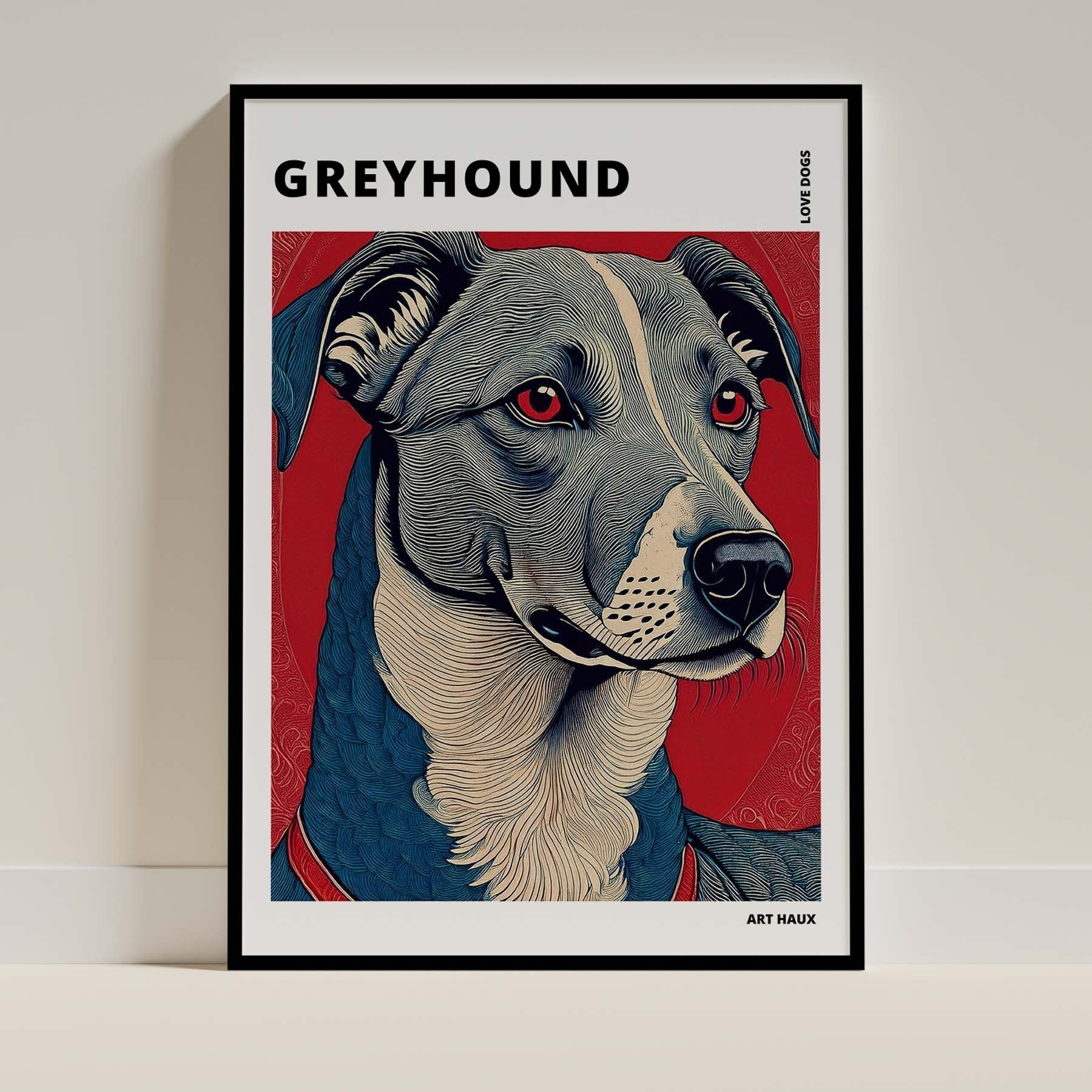 Greyhound Dog Art Print Unframed Vol 1 | 11 Unique Designs | Wall Art Gift for Dog Lovers - Image 2 | Dogsy & Co