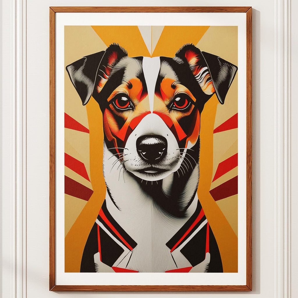 Jack Russell Geometric Orange Series image 10