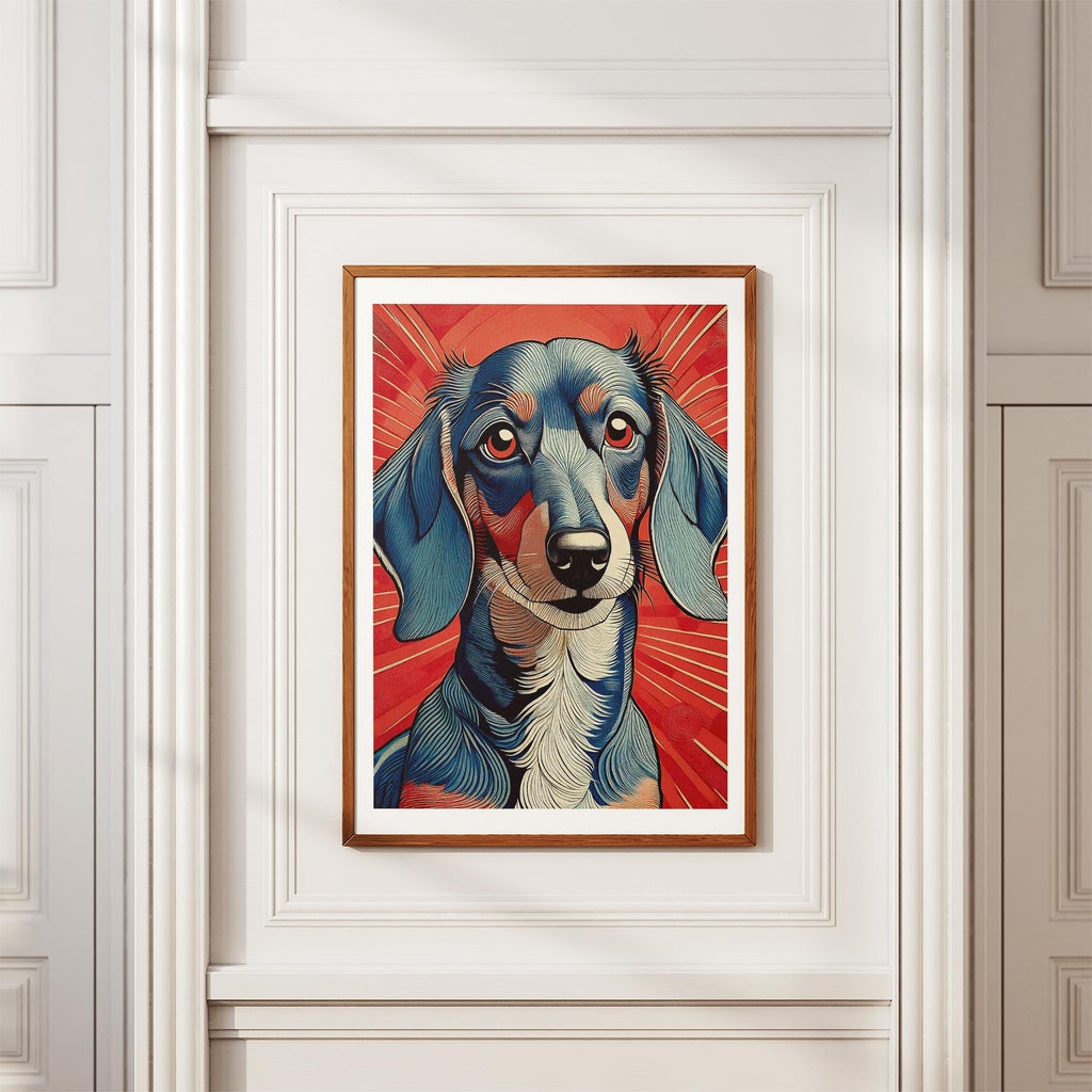 Dachshund Hokusai Japanese Inspired Dog Series 1 image 3