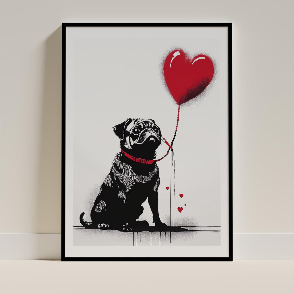 Pug DOGSY Series inspired by the Art of Banksy image 0