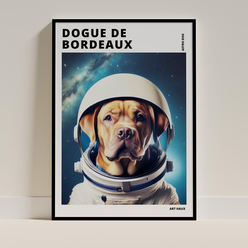 Dogue de Bordeaux Astronaut Dog Series with Text Astro Dog image 11