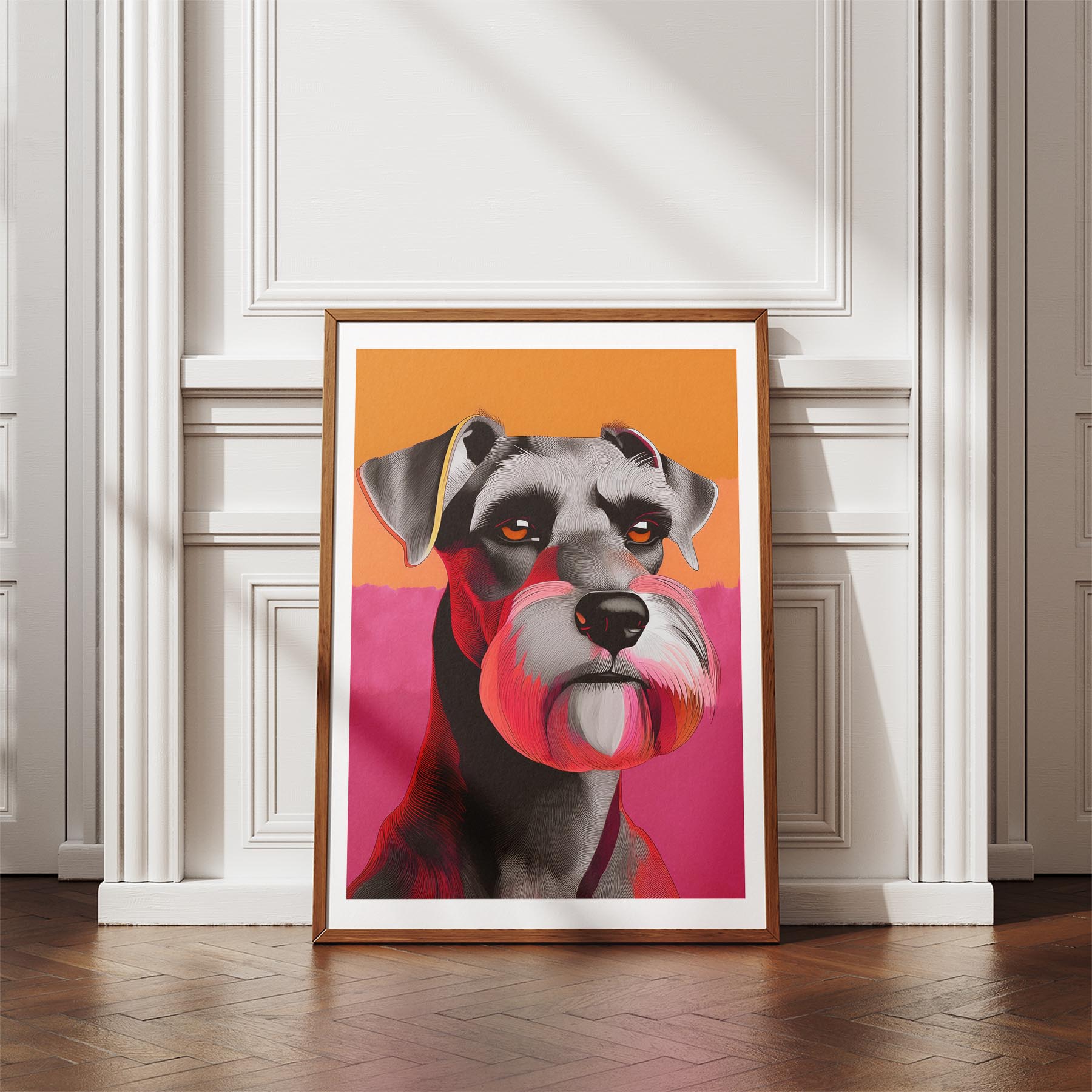 Schnauzer Modern Pop Dog Series image 4