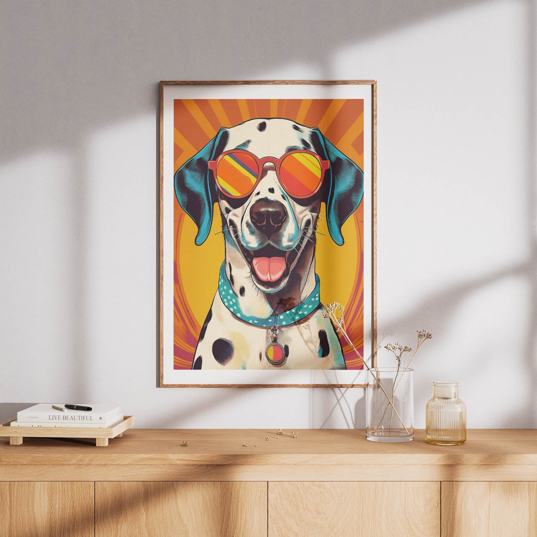 Dalmation Dog In Colourful Sunnies 7 image 8