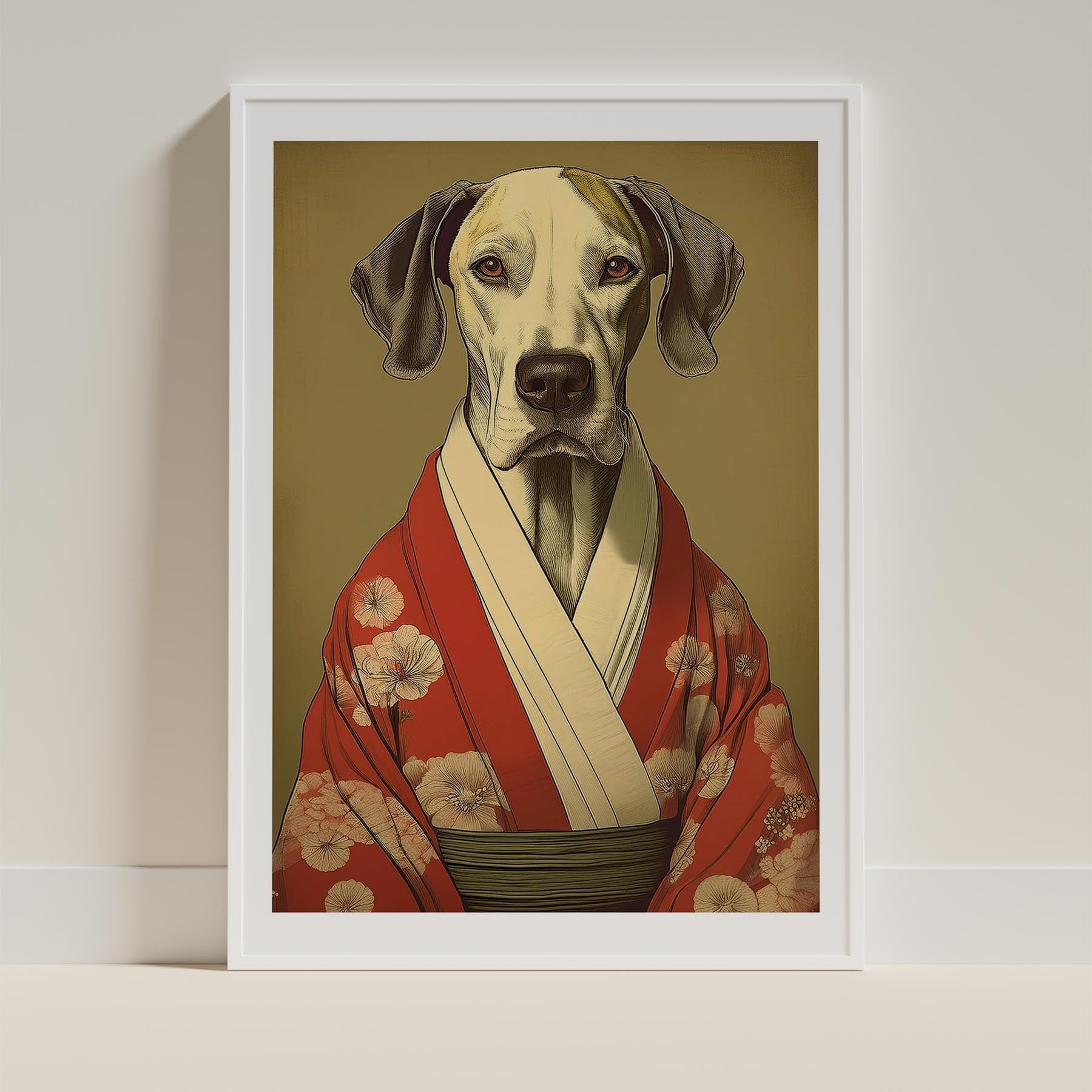 Great Dane Japanse Kimono Dog Series image 9