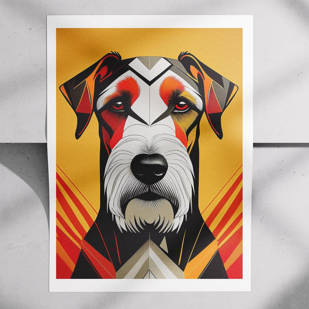 Airedale Geometric Orange Series image 7