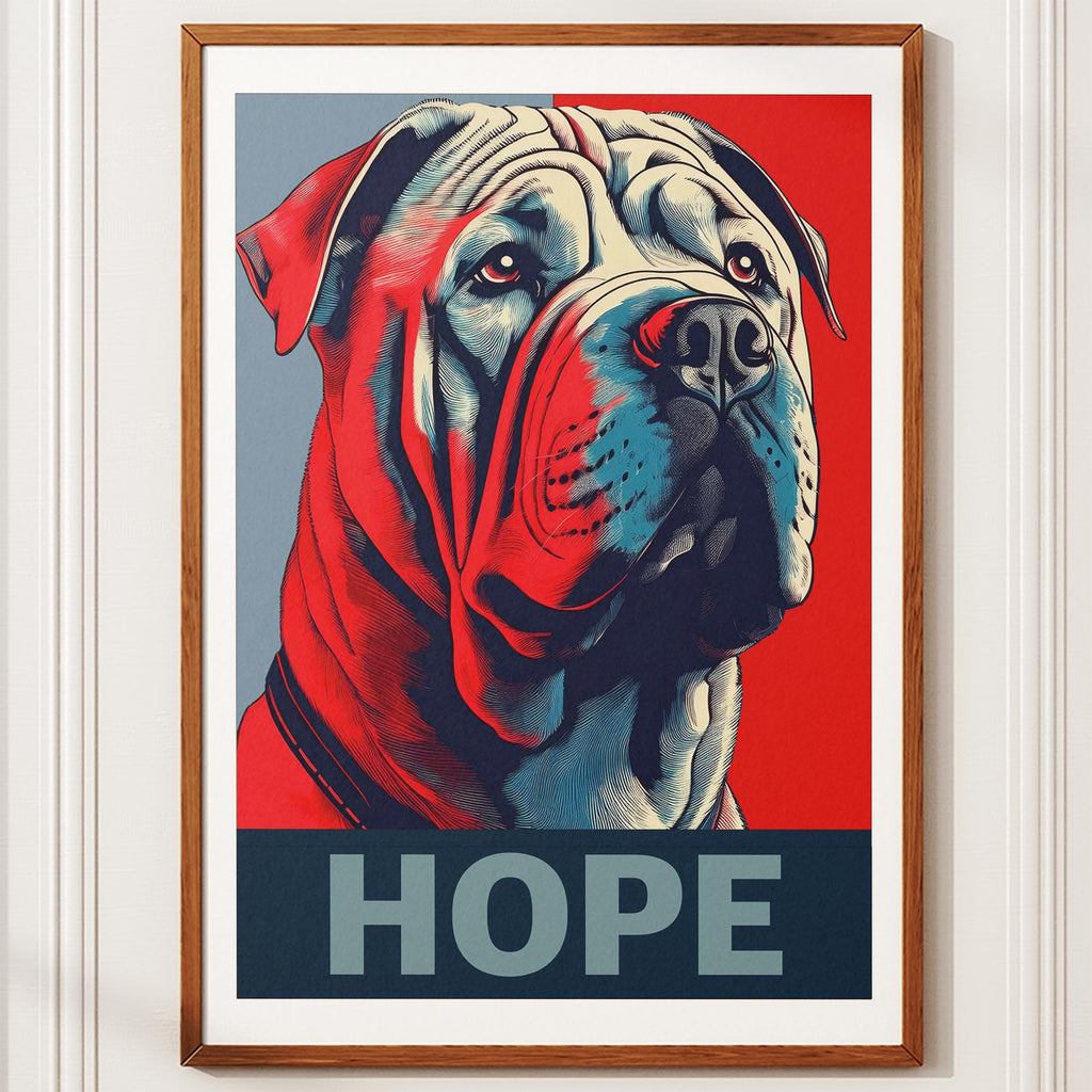 Shar Pei HOPE Series Inspired by the Obama Poster image 10