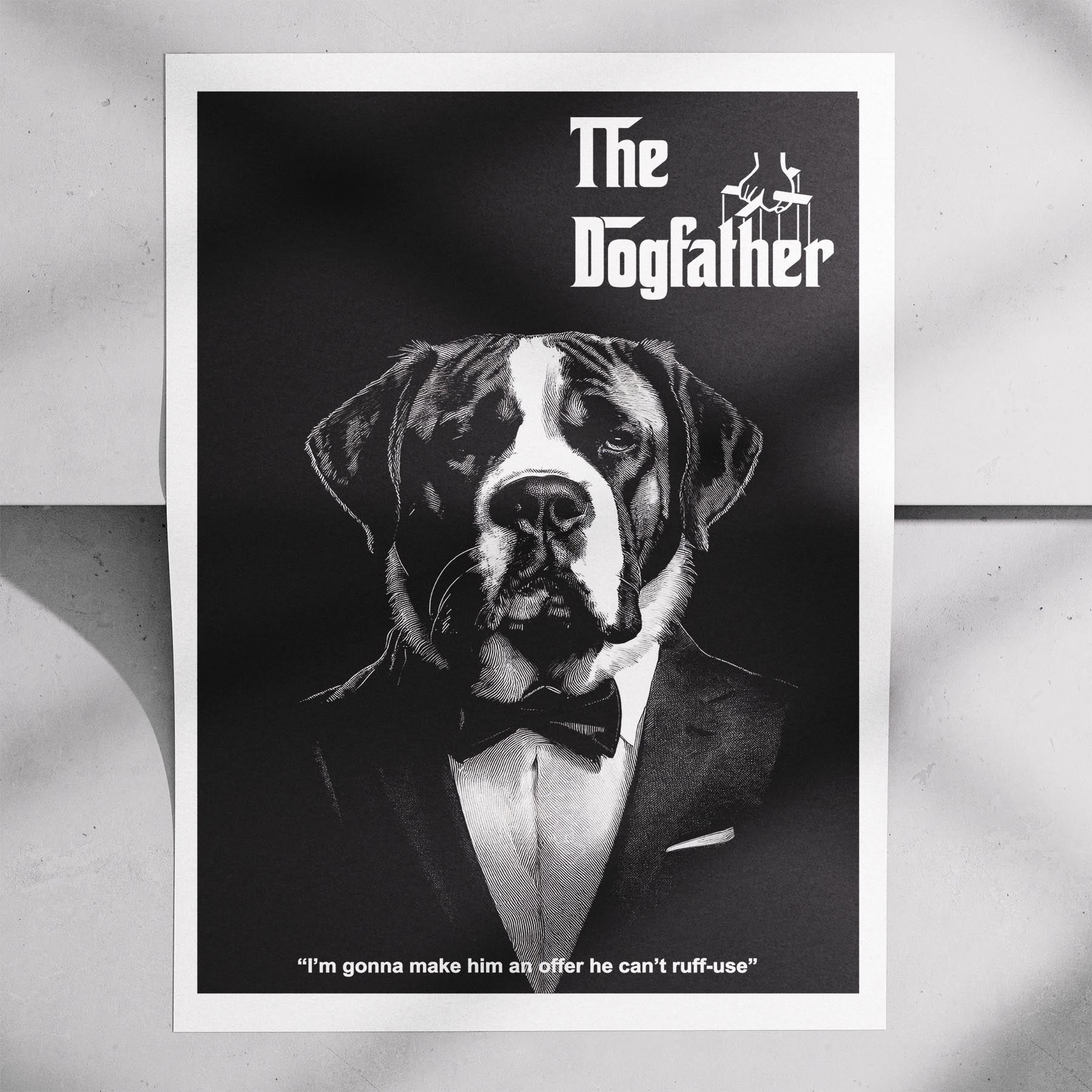 Saint Bernard Mafia Dog Series image 7