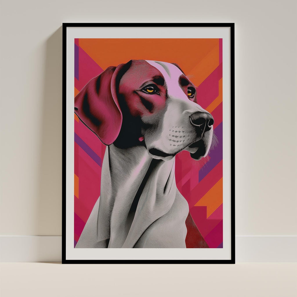 English Pointer Modern Pop Dog Series image 0
