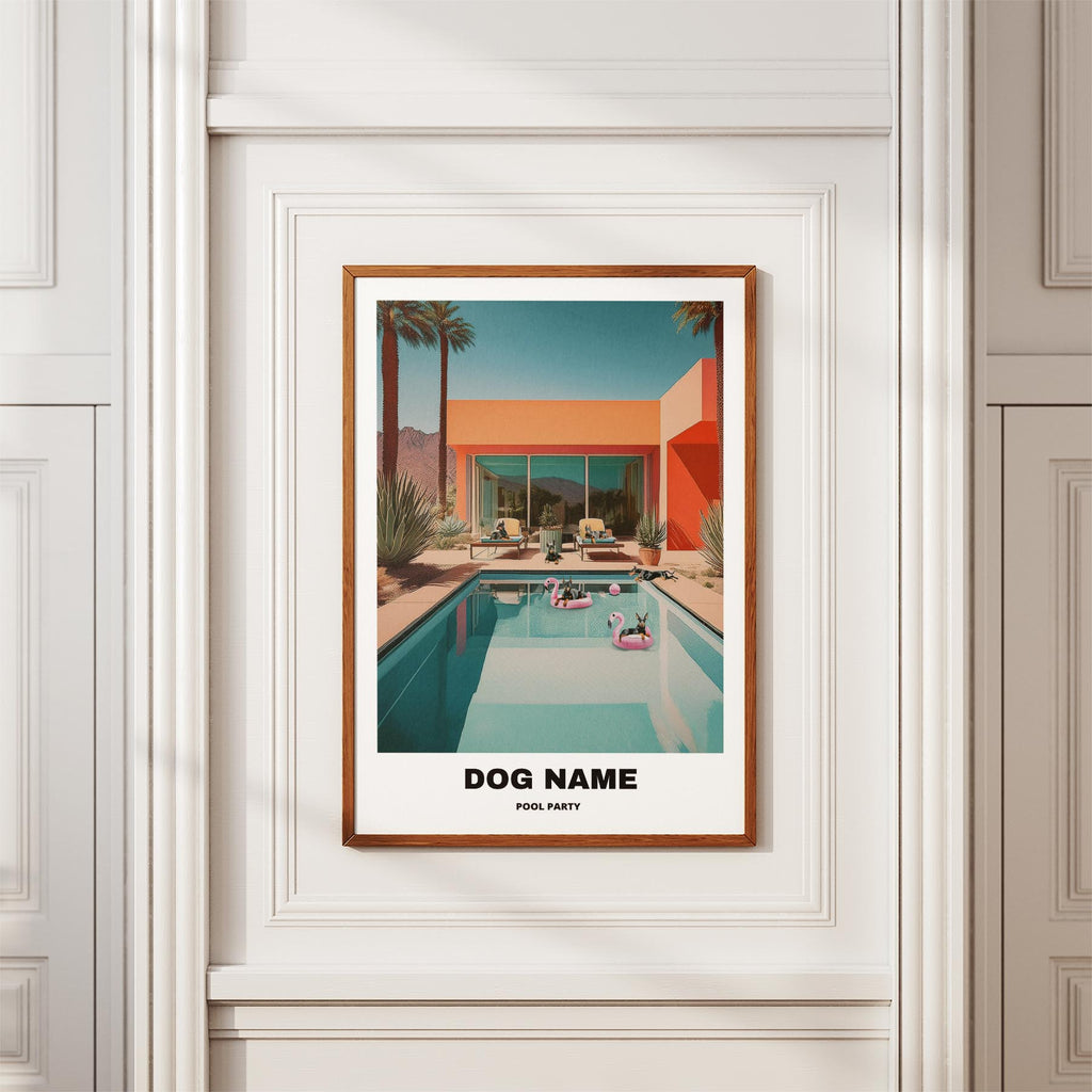 Doberman Custom Pool Party WITH TEXT image 3