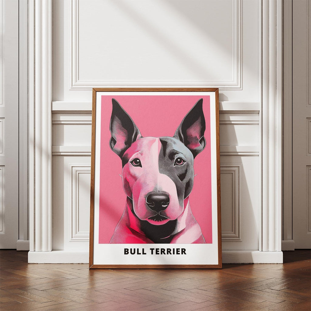 Bull Terrier Pink and Black Dog Series 2 image 4